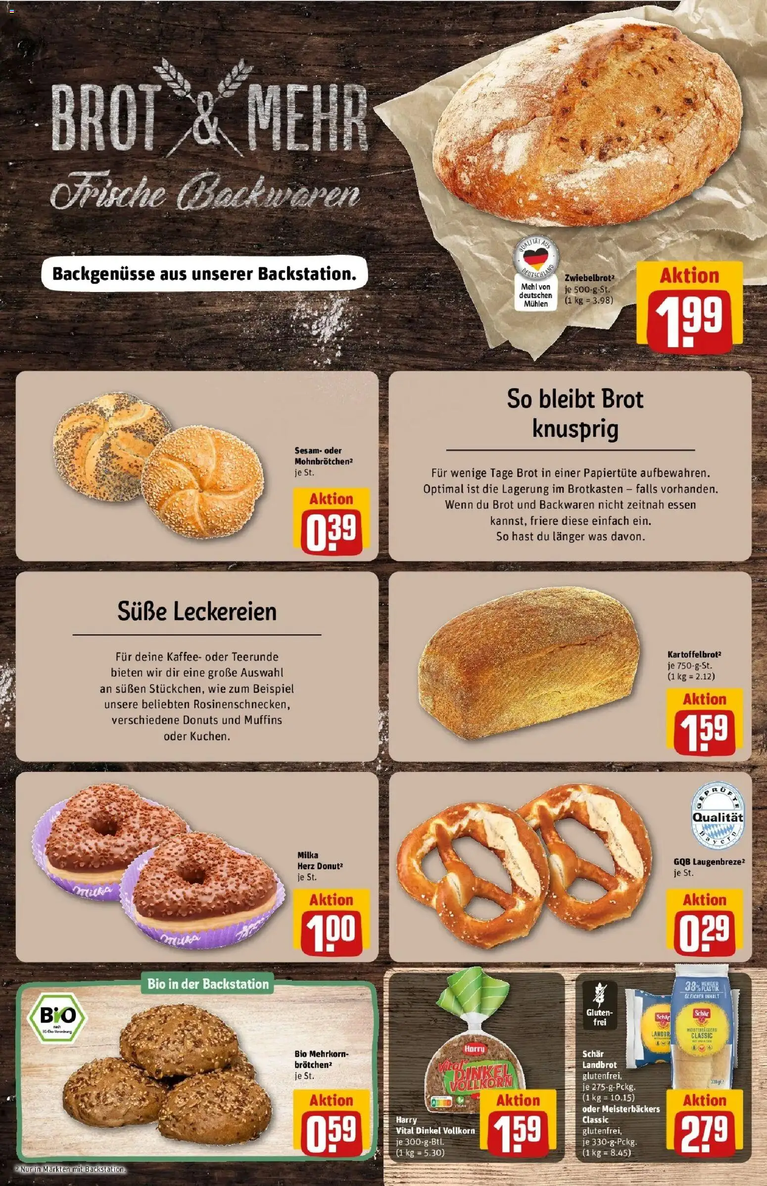 Rewe Prospekt Ingolstadt	 – gültig ab 10.05.2026 | Seite: 16 | Produkte: Mehl, Kaffee, Milka, Donuts