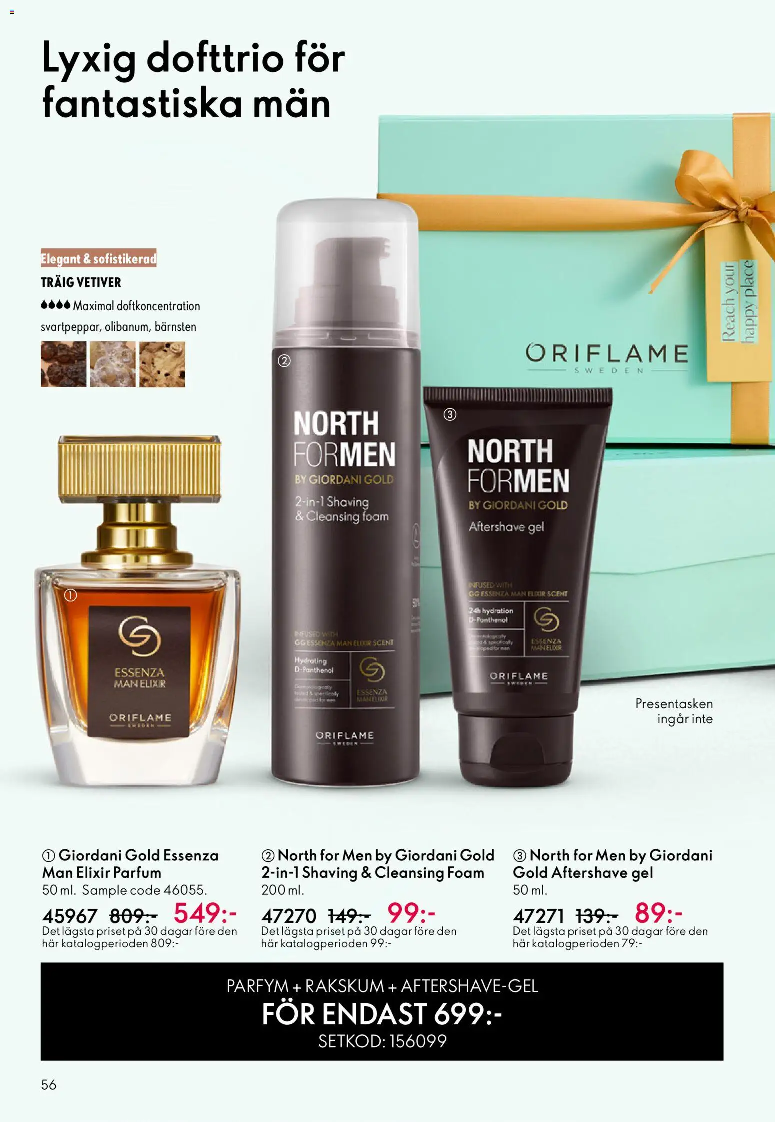 Oriflame reklamblad aktuell från 03.06.2026 | Sida: 56 | Produkter: Parfym, Pump, Glass