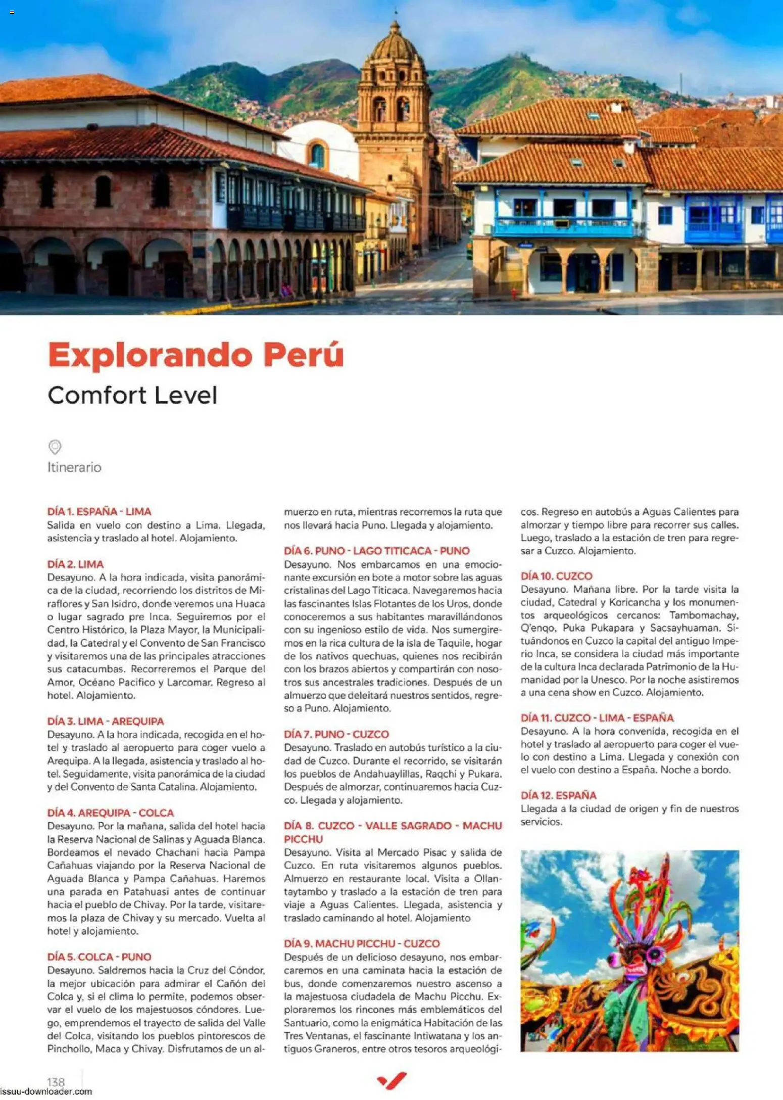 Halcón Viajes Comfort level 2026 │ válido desde el 04.06.2026 | Página: 138 | Productos: Lima