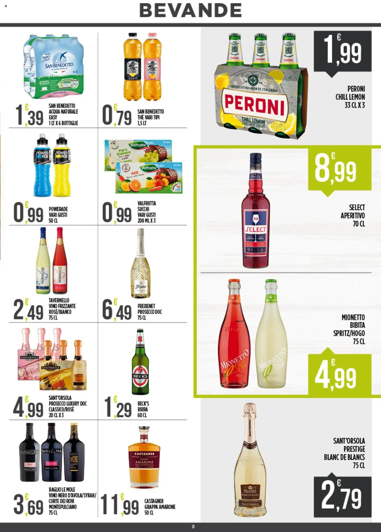 Volantino Euroesse del 18.05.2026 | Pagina: 21 | Prodotti: Acqua, The, Bibita, Aperitivo