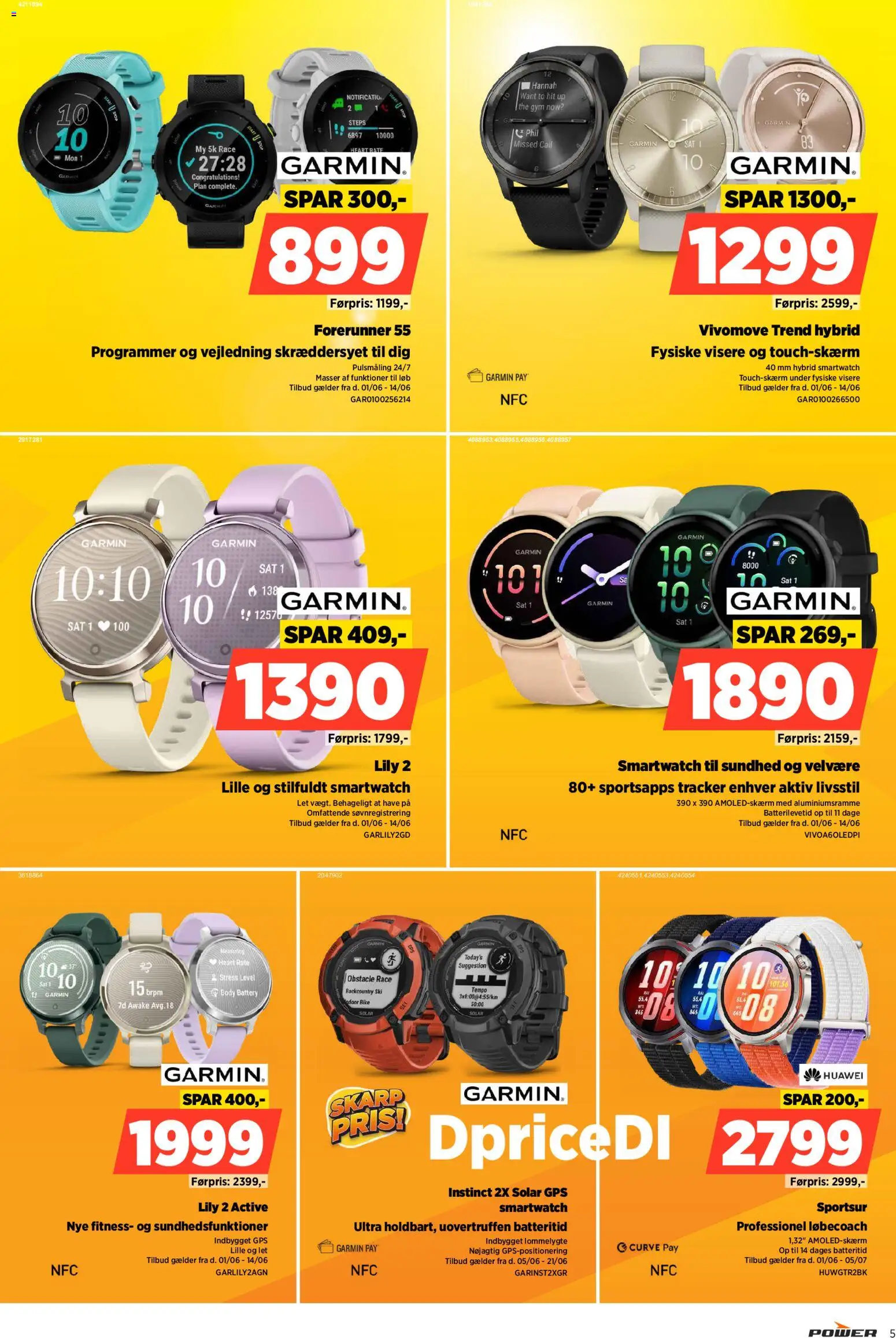 Power tilbudsavis – gyldig fra 05.06.2026 | Side: 5 | Produkter: GPS, Smartwatch