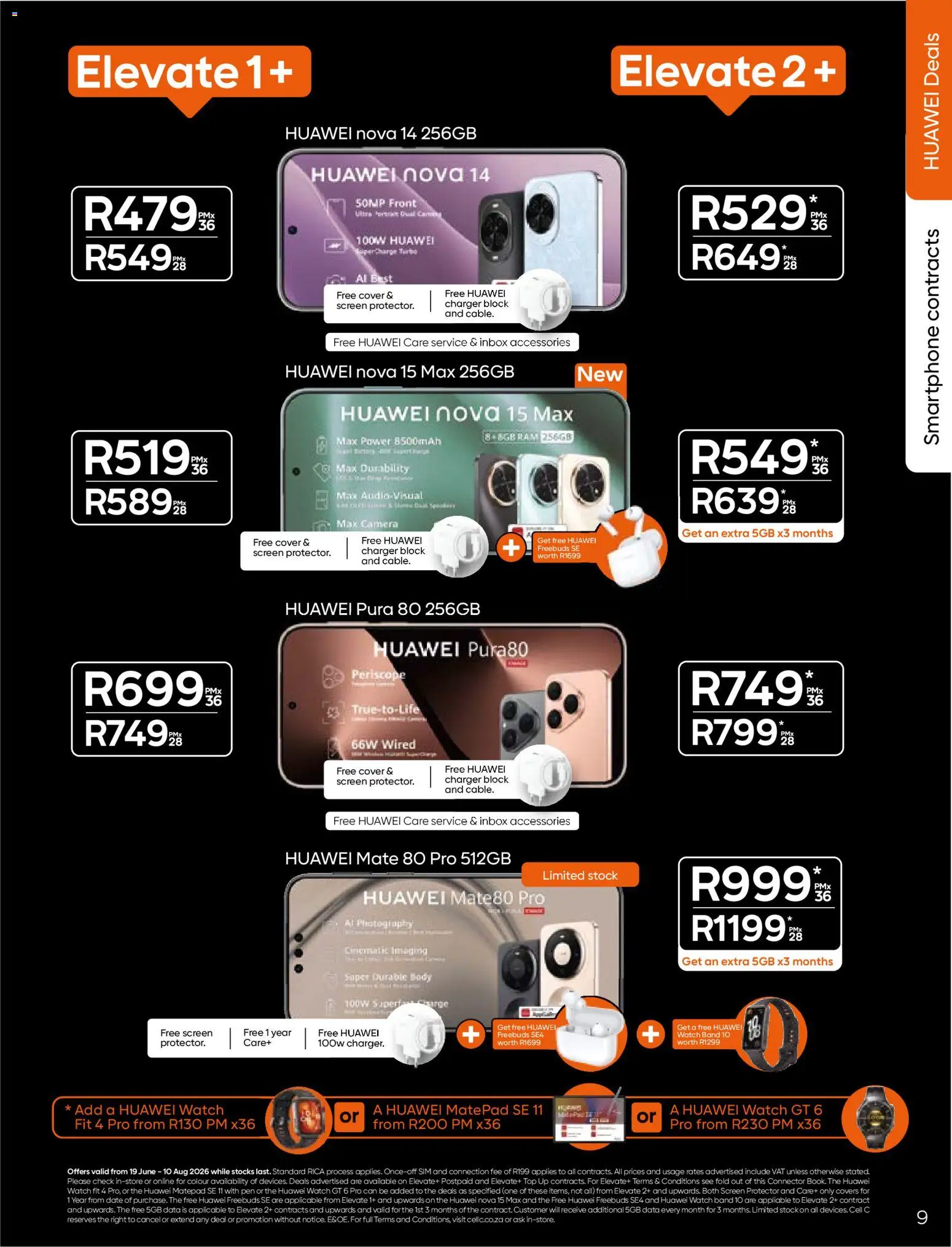 New Cell C catalogue – valid from 19.06.2026 | Page: 11