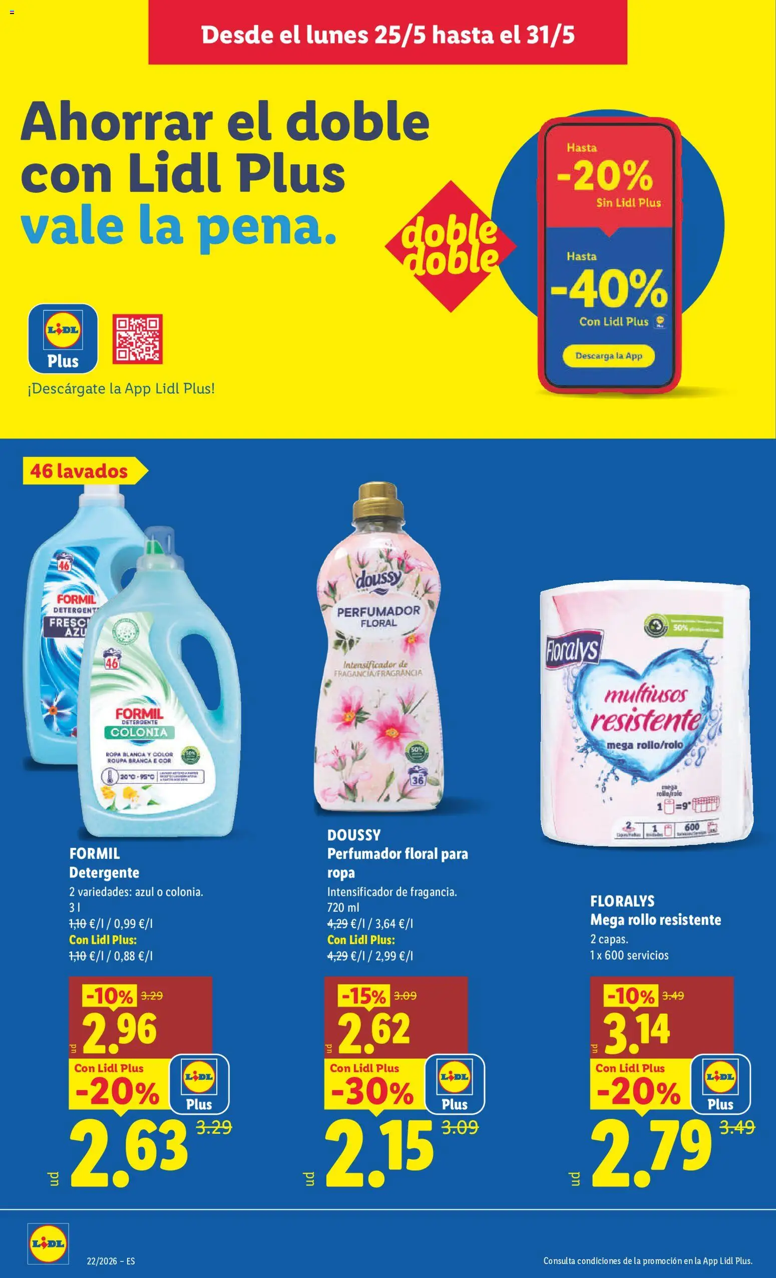 Lidl folleto │ válido desde el 25.05.2026 | Página: 10 | Productos: Perfume, Colonia, Detergente, Ropa