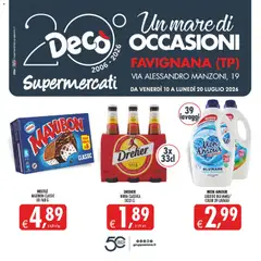 Anteprima del volantino Decò volantino Supermercati Favignana valido a partire dal 10/07/2026