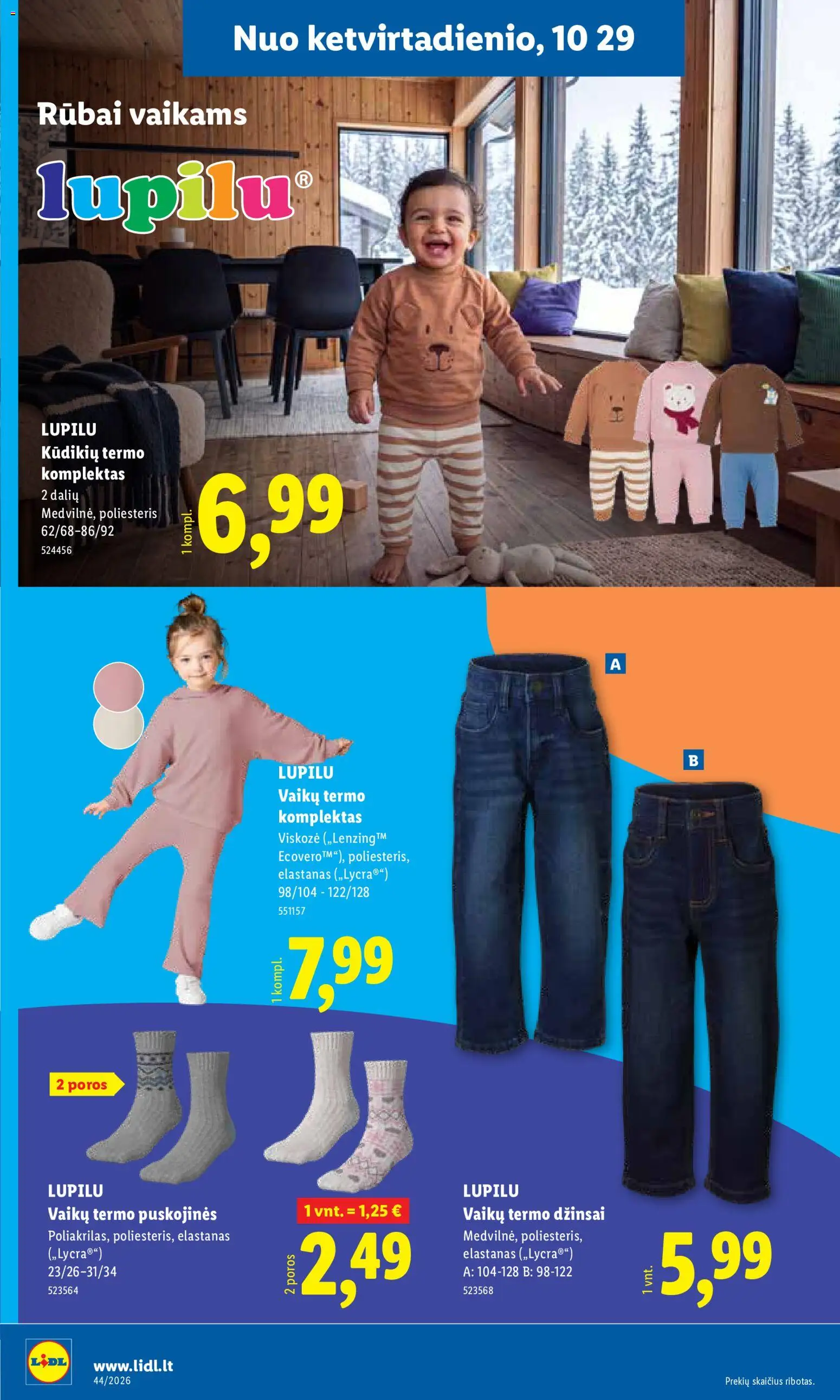 LIDL akcijos nuo 2026.10.26 | Puslapis: 20 | Prekių: Džinsai