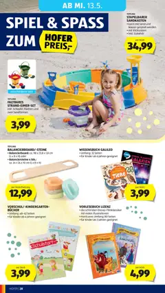 Hofer Flugblatt ab 06.05.2026 gültig | Seite: 34 | Produkte: Wasser, Spiel