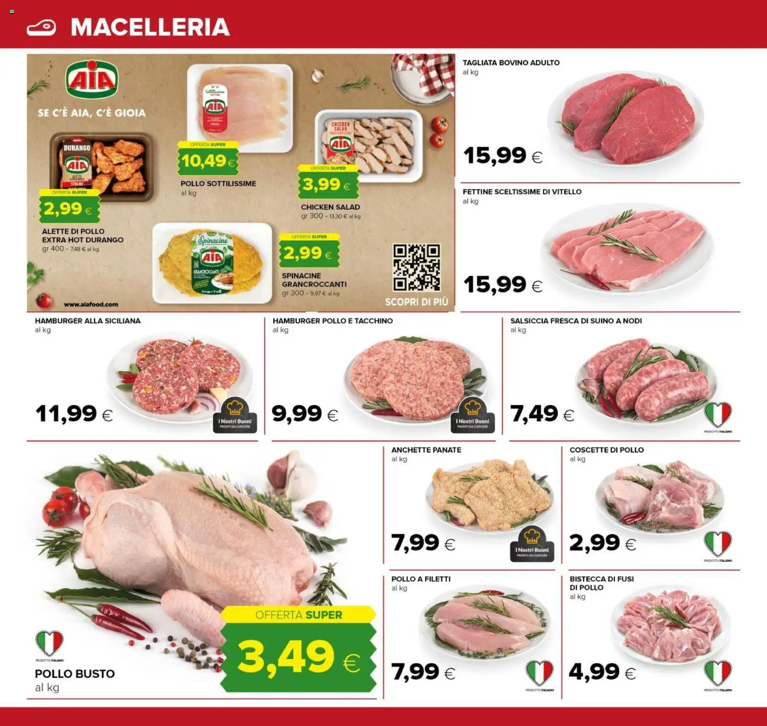 Volantino Tigre del 25/09/2026 | Pagina: 4 | Prodotti: Pollo, Suino, Tacchino, Vitello