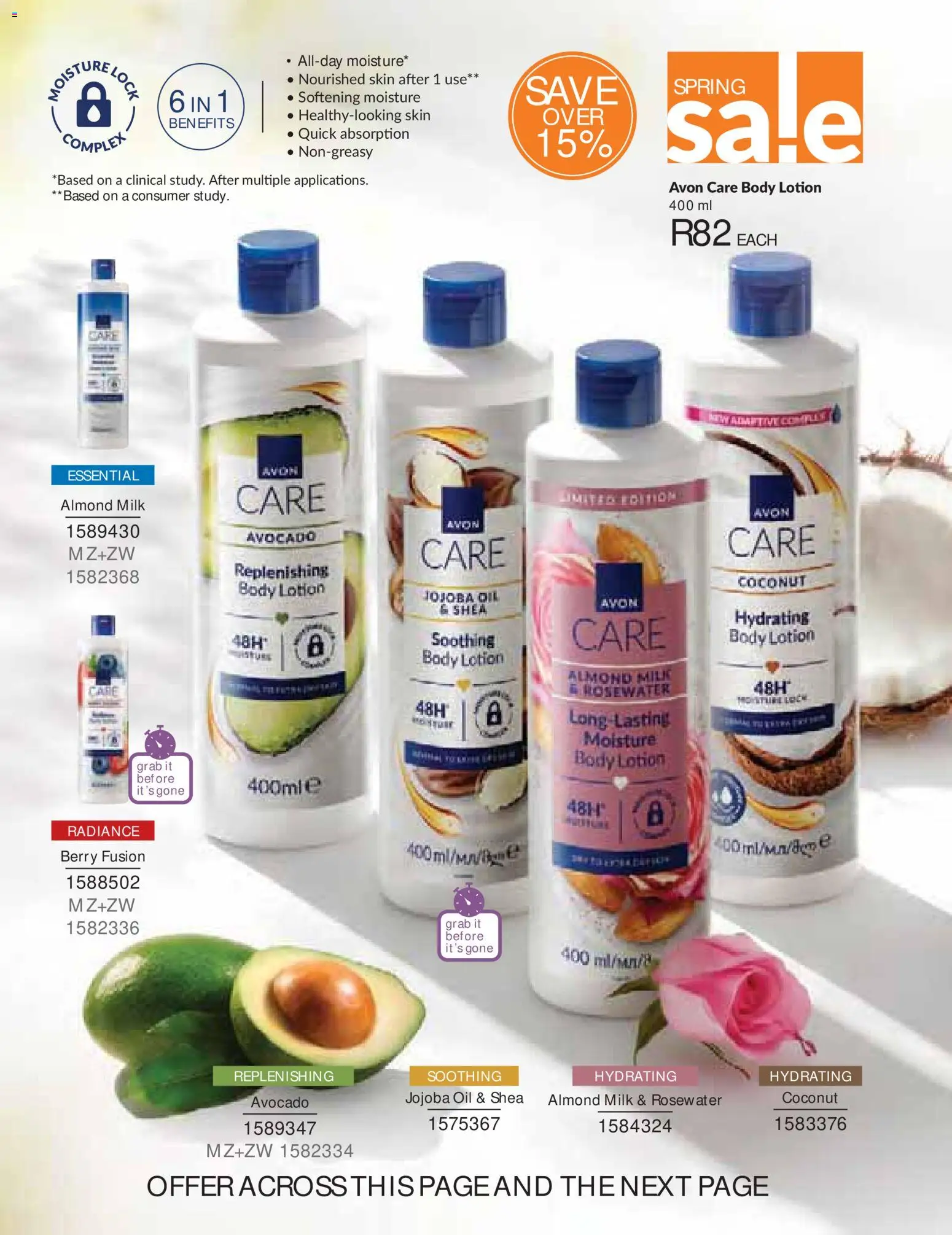 New Avon catalogue – valid from 01/09/2026 | Page: 174 | Products: Avocado, Milk, Oil, Lotion