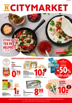 K-Citymarket-mainoslehti voimassa 09/07/2026 alkaen