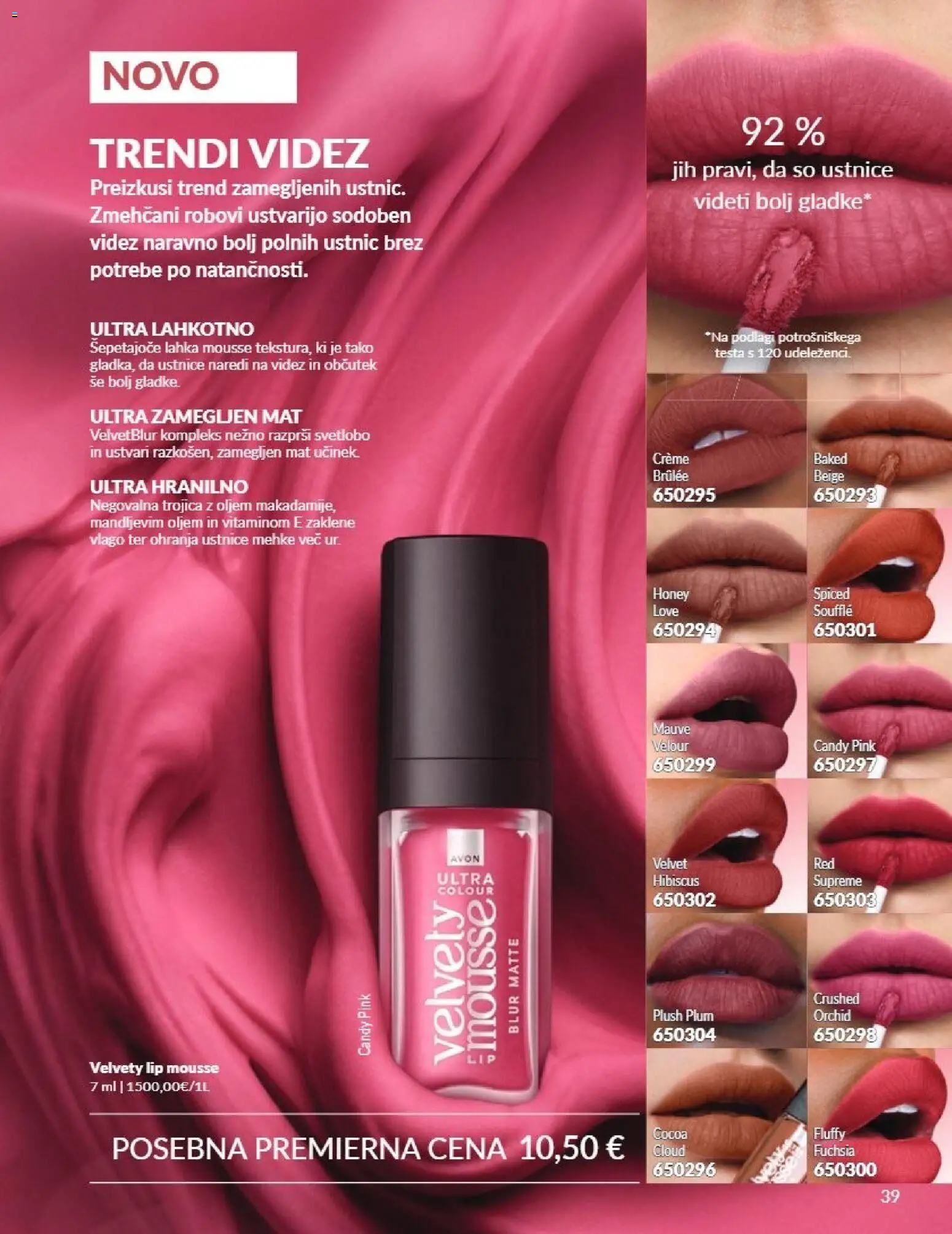 Novi Avon katalog ponudbe – veljaven od 01.09.2026 | Stran: 39
