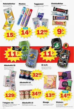 Pekås erbjudanden - Förhandsvisning av reklamblad från butik Pekås aktuell från 25.05.2026 | Sida: 4 | Produkter: Halstabletter, Galler, Vin, Tuggummi
