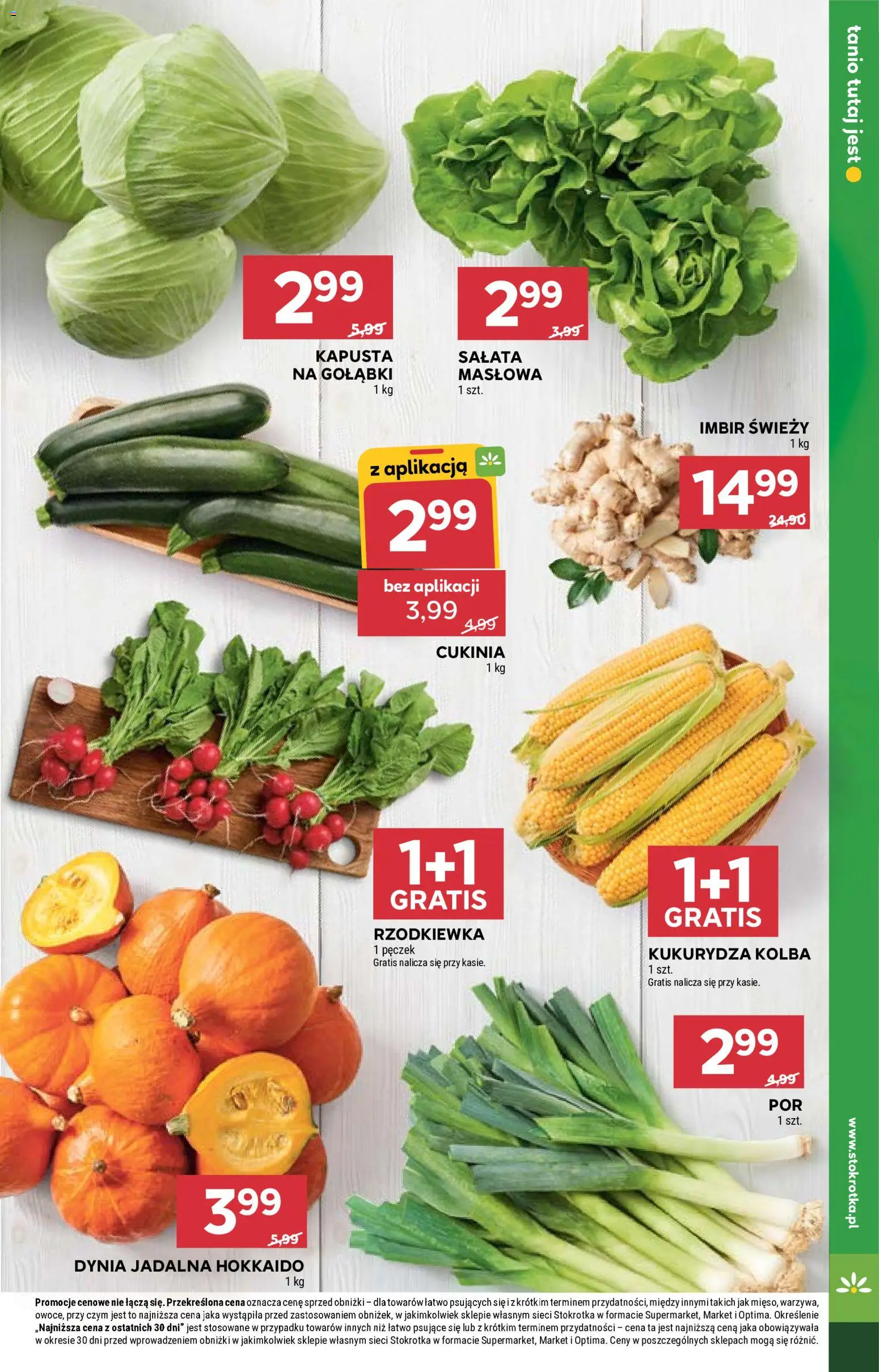 Stokrotka gazetka - Market od 03.09.2026 | Strona: 13 | Produkty: Kapusta, Gołąbki, Sałata, Cukinia