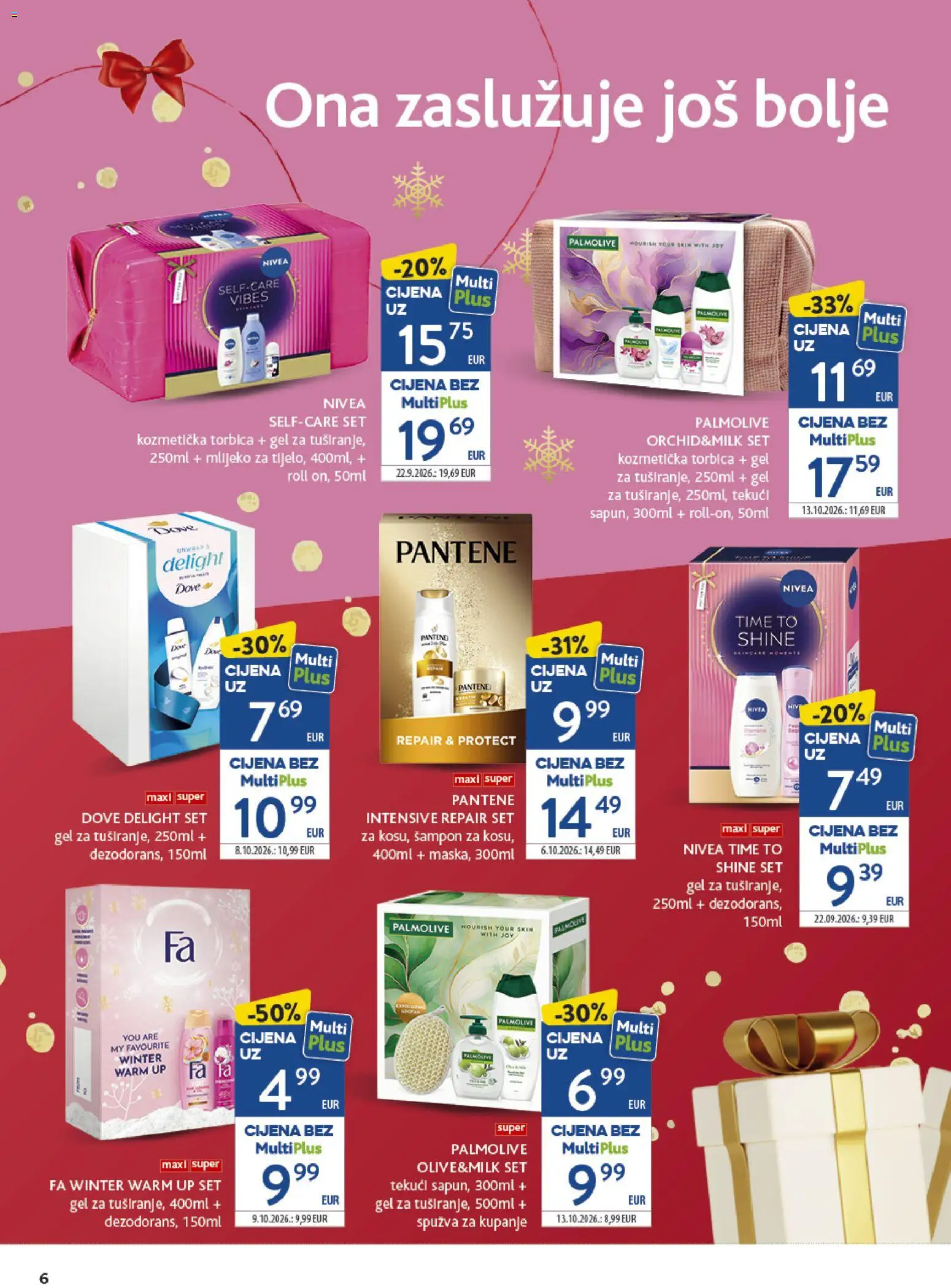 Konzum katalog | vrijedi od 02.11.2026 | Stranica: 6 | Proizvodi: Šampon, Mlijeko, Nivea, Dove