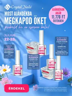 Crystal Nails szórólap - amely érvényes a következő dátumtól: 2026.07.22.