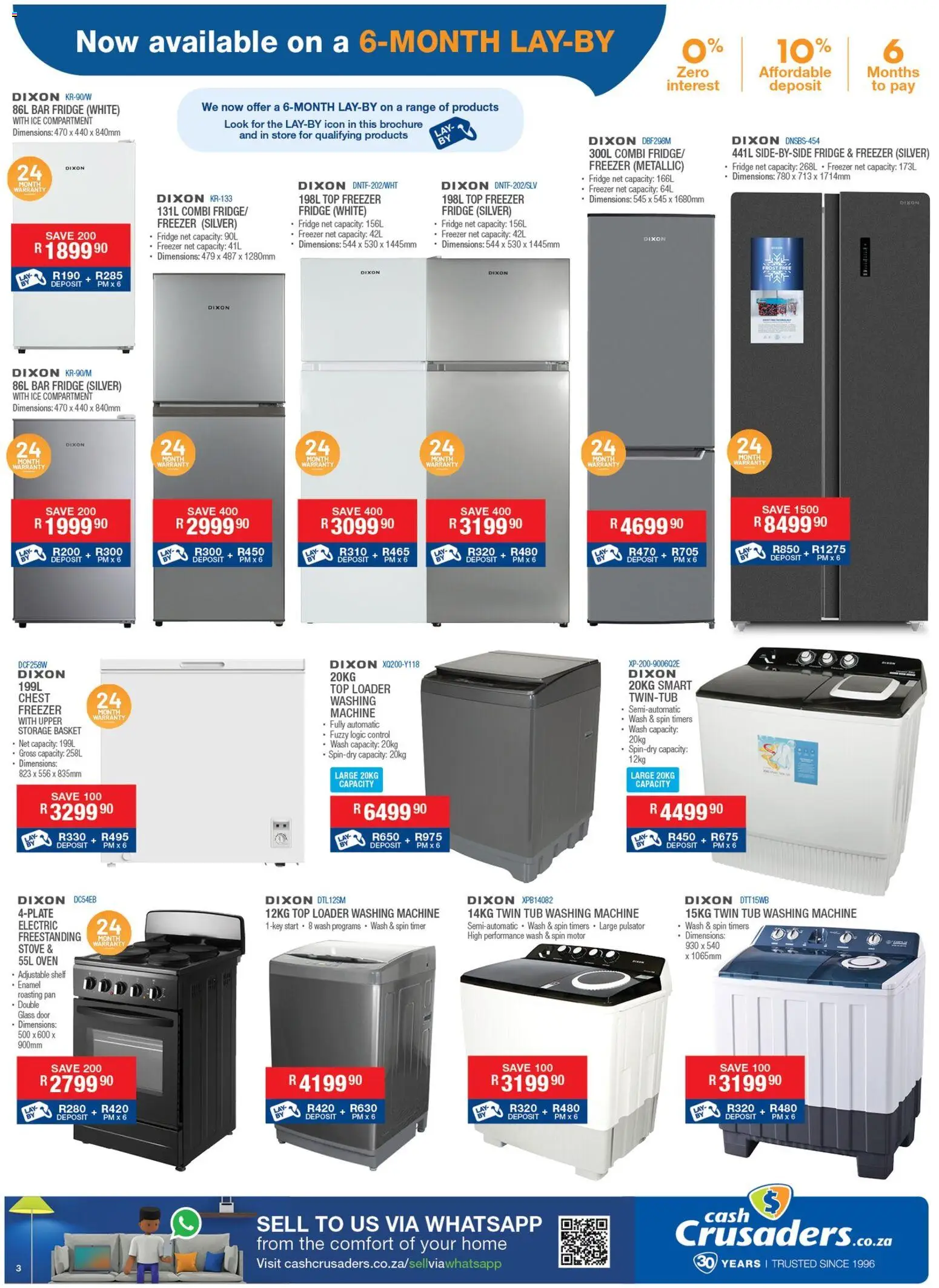 New Cash Crusaders catalogue – valid from 20.03.2026 | Page: 3 | Products: Freezer, Stove, Shelf, Enamel