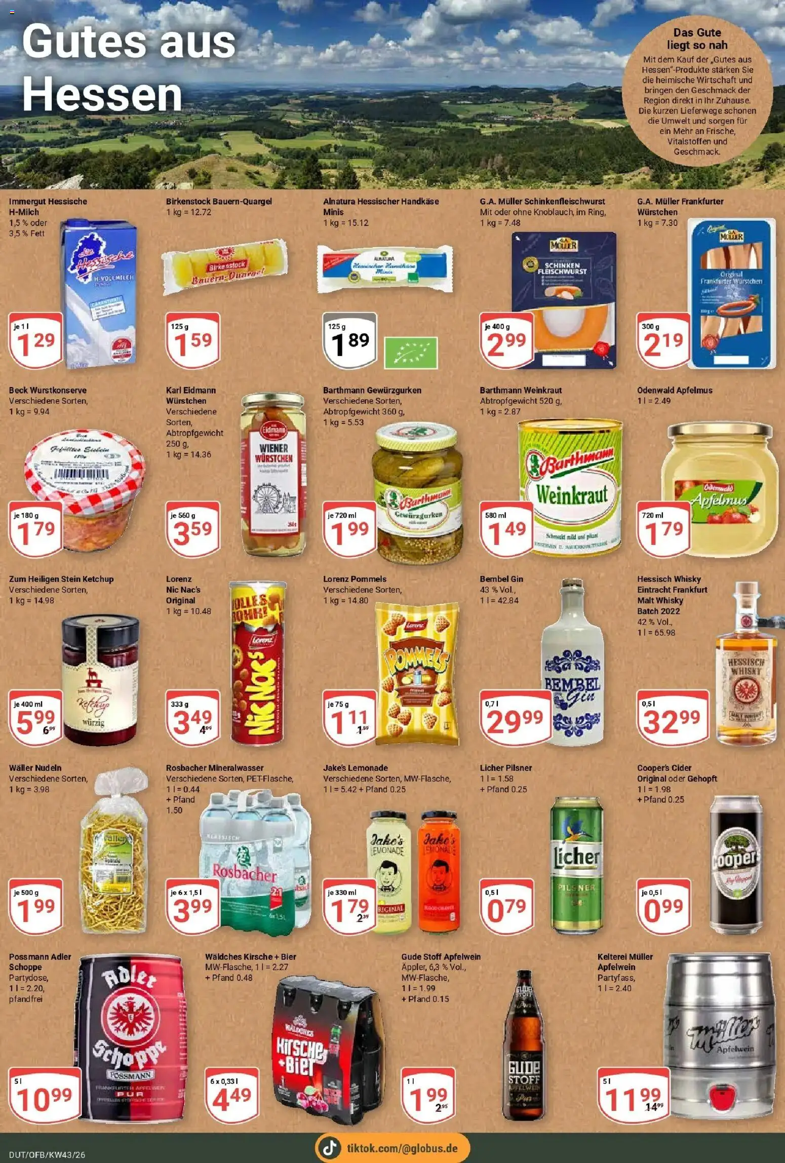 Globus Prospekt Wetzlar-Dutenhofen (ab 19.10.2026) » Angebote online | Seite: 15 | Produkte: Nudeln, Gin, Ketchup, Apfelmus