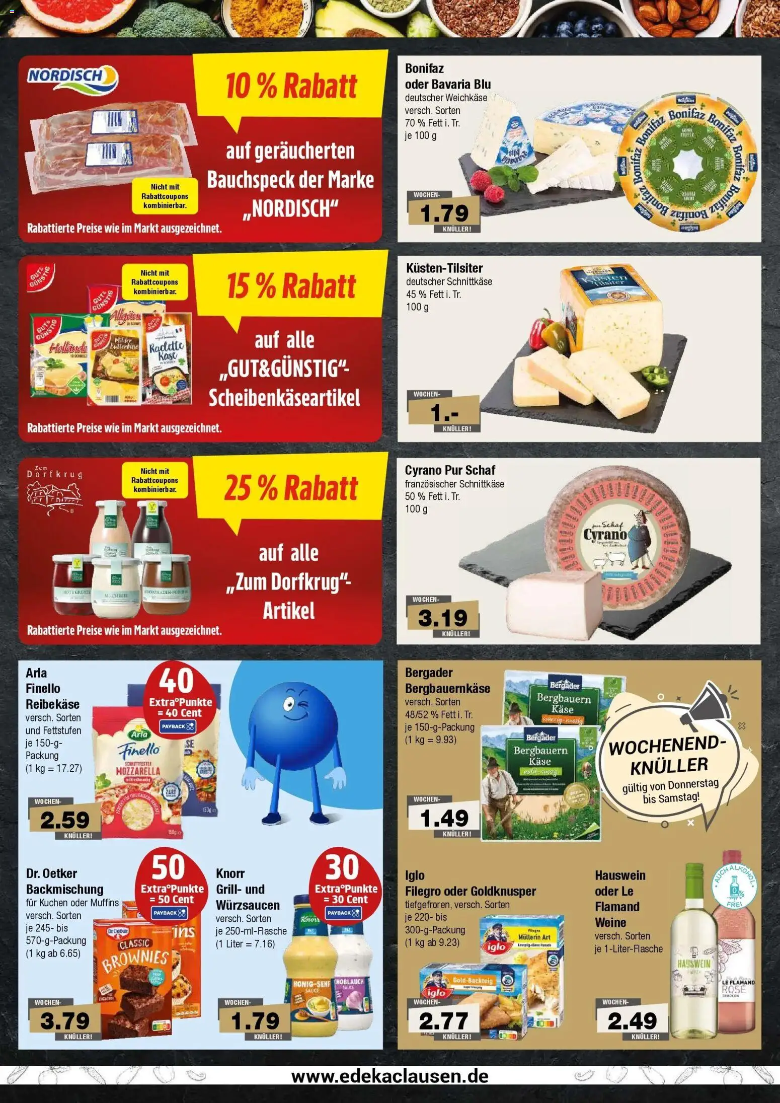 Edeka Prospekt Hamburg (ab 24.08.2026) » Angebote Online | Seite: 4 | Produkte: Käse, Mozzarella, Iglo, Reibekase