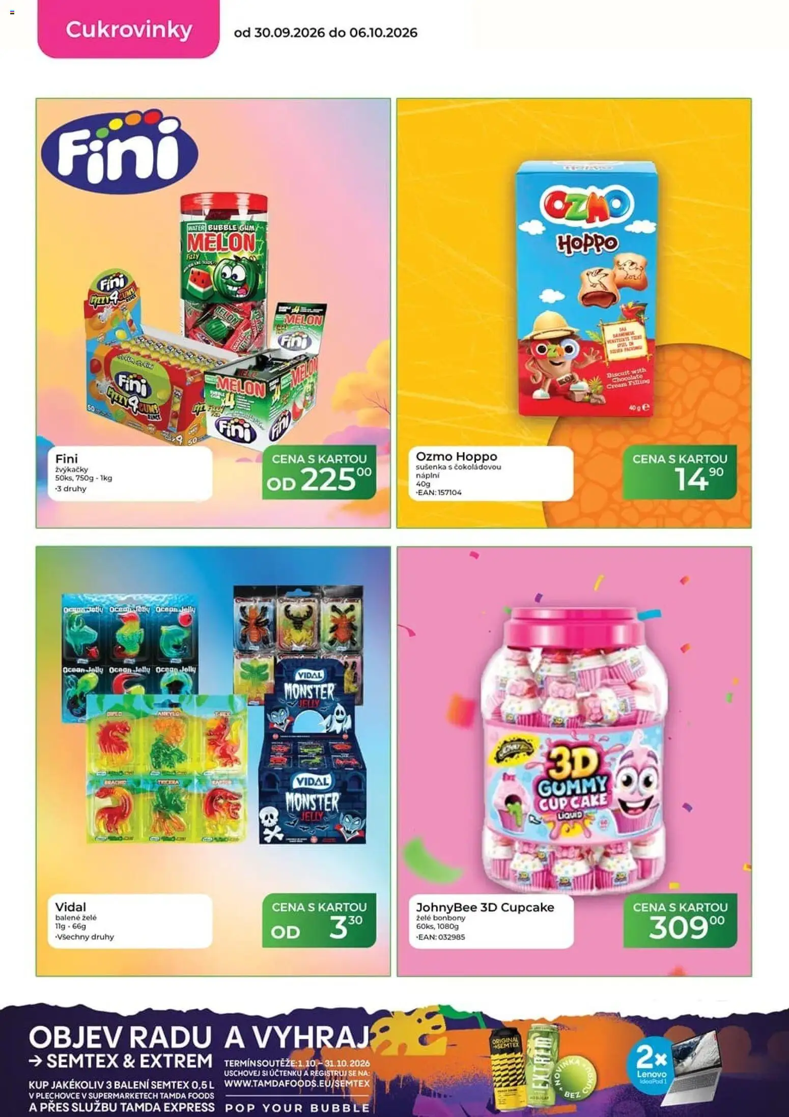 Tamda Foods leták od 30.09.2026 | Strana: 30 | Produkty: Semtex, Cukrovinky, Želé bonbóny, Žvýkačky