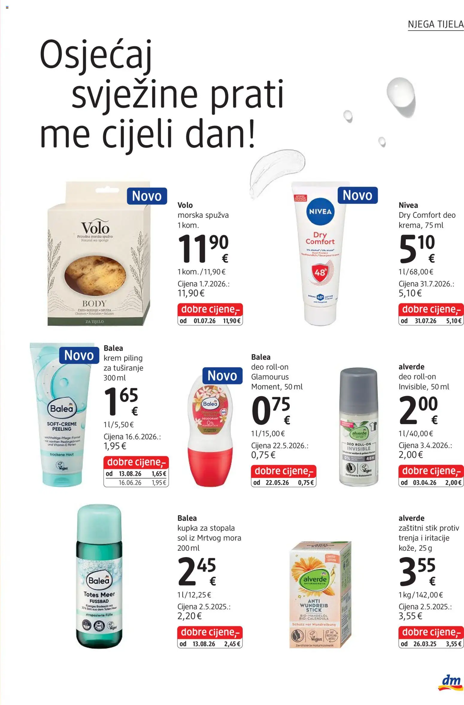 DM katalog | vrijedi od 01.09.2026 | Stranica: 25 | Proizvodi: Kupka, Spužva, Sol, Nivea