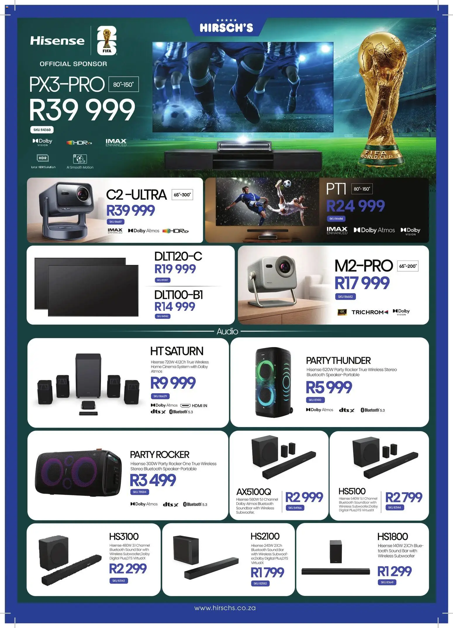 New Hirsch's catalogue – valid from 23/06/2026 | Page: 11 | Products: Audio, Soundbar, Subwoofer