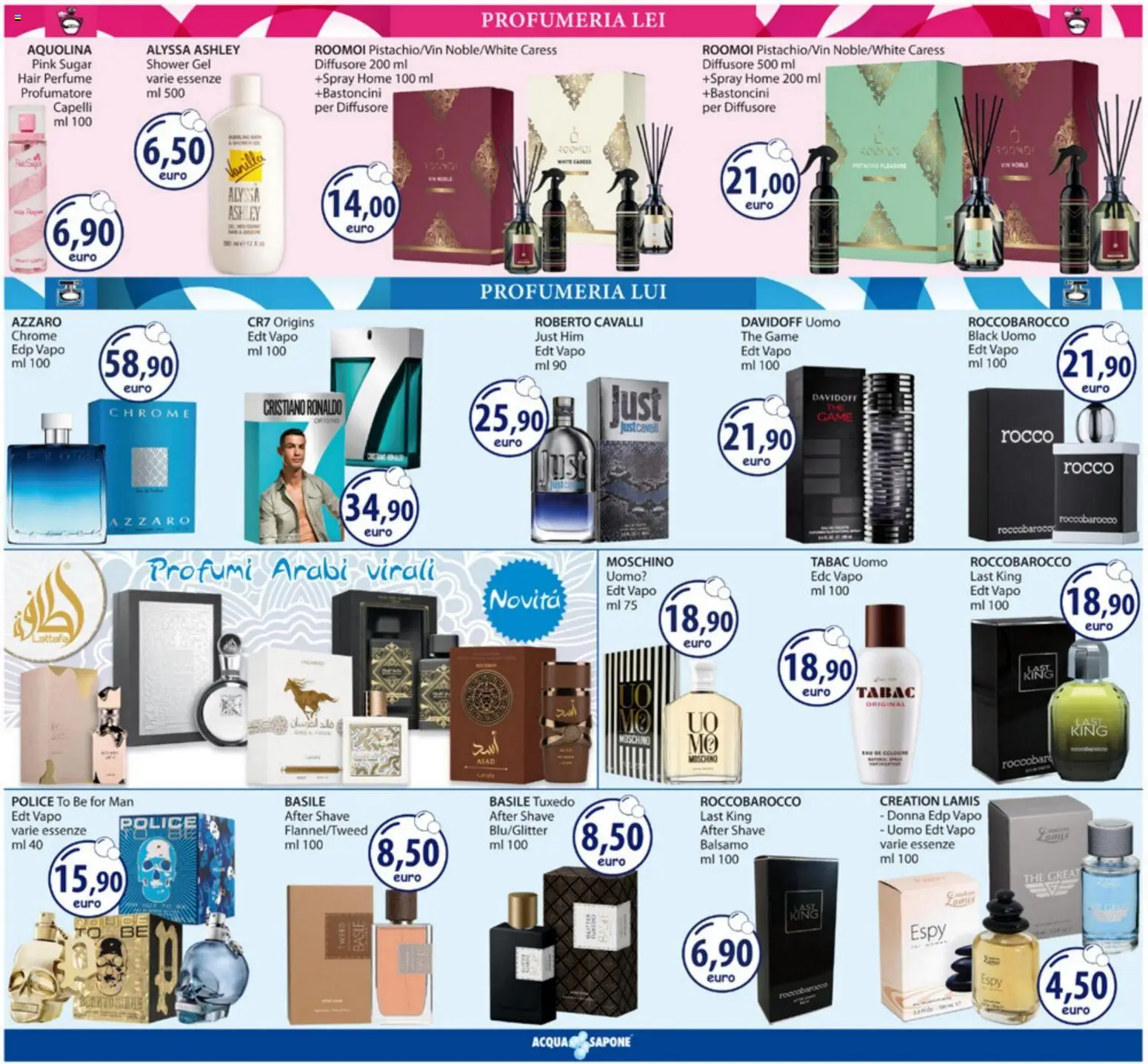 Volantino Acqua e Sapone del 04.05.2026 | Pagina: 3 | Prodotti: Balsamo, Sapone, The
