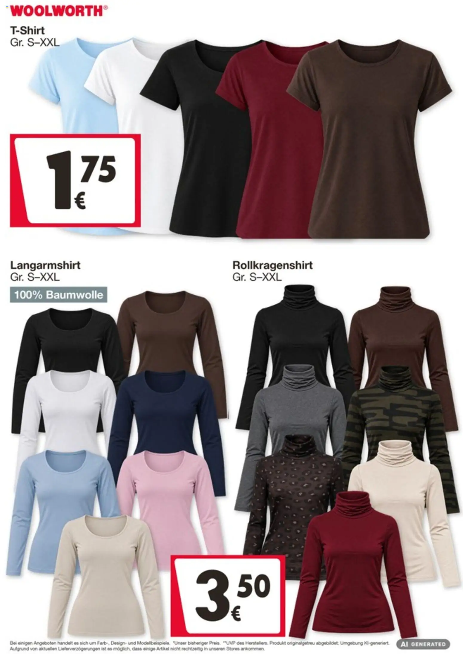 Woolworth Prospekt – gültig ab 04.09.2026 | Seite: 4 | Produkte: Langarmshirt