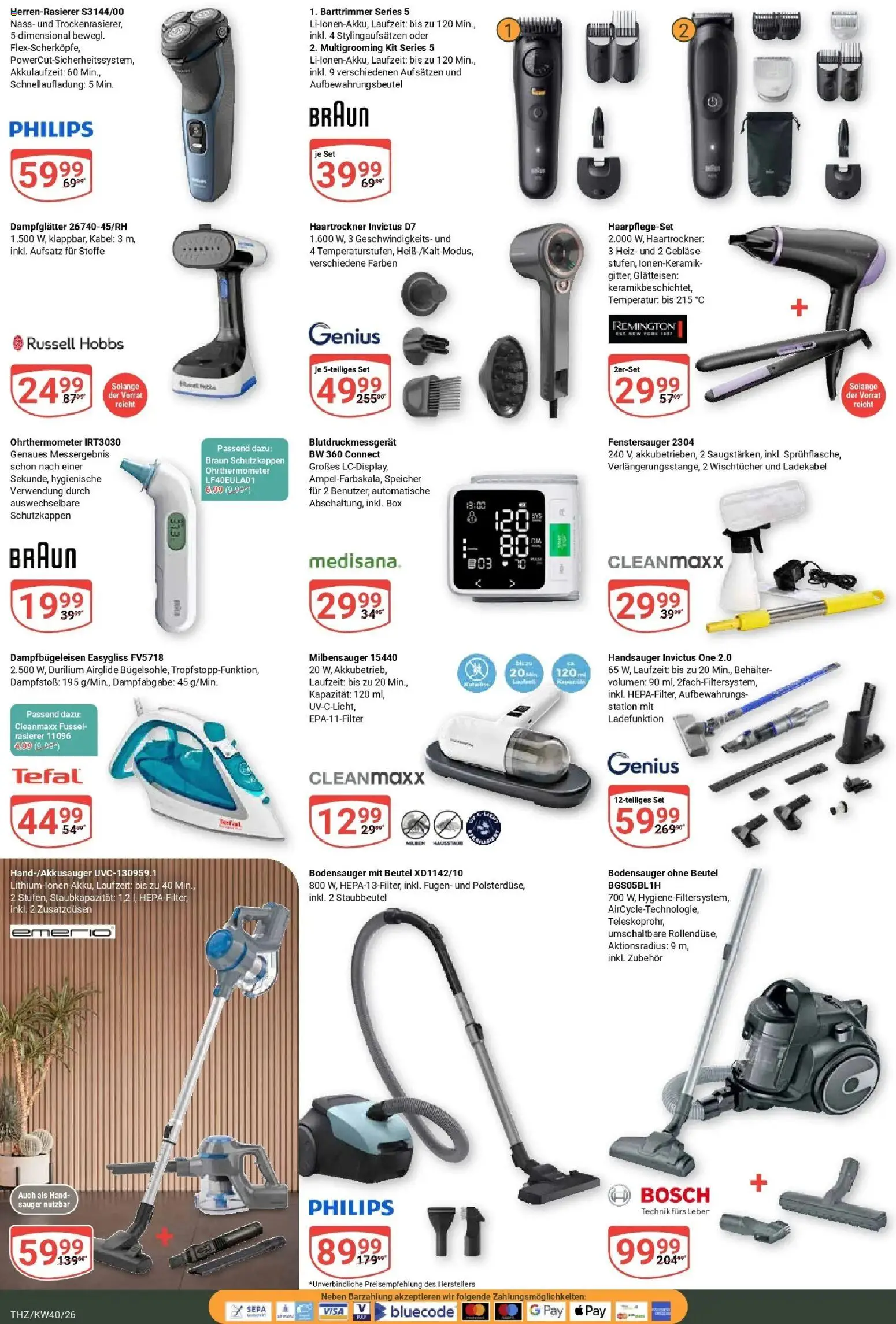 Globus Prospekt Zeitz (ab 28.09.2026) » Angebote online | Seite: 22 | Produkte: Bosch, Philips, Ladekabel, Glätteisen