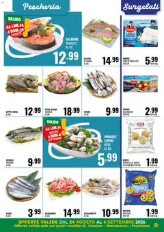 Anteprima del volantino GECOP volantino valido a partire dal 24/08/2026 | Pagina: 11 | Prodotti: Pesce, Merluzzo, Filetto, Gamberoni