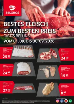 Selgros Bestes Fleisch ab 01.09.2026 gültig