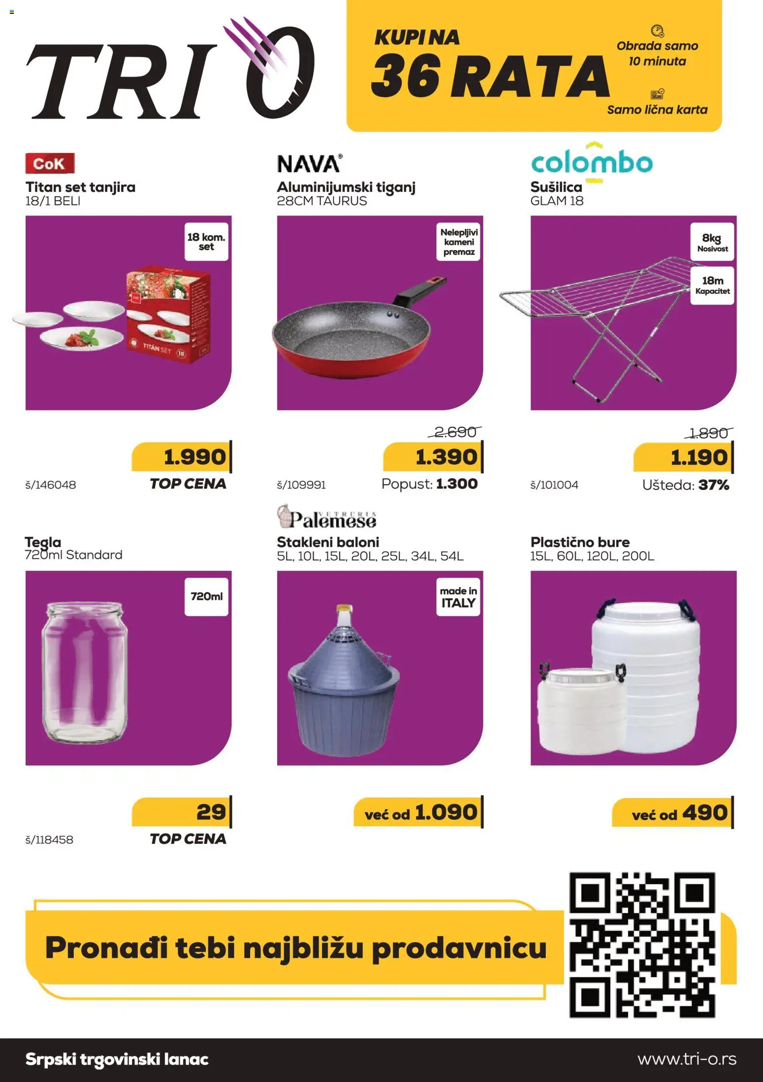 Tri O katalog - važi od 09.10.2026 | Strana: 4 | Proizvode: Bure, Tegla, Tiganj