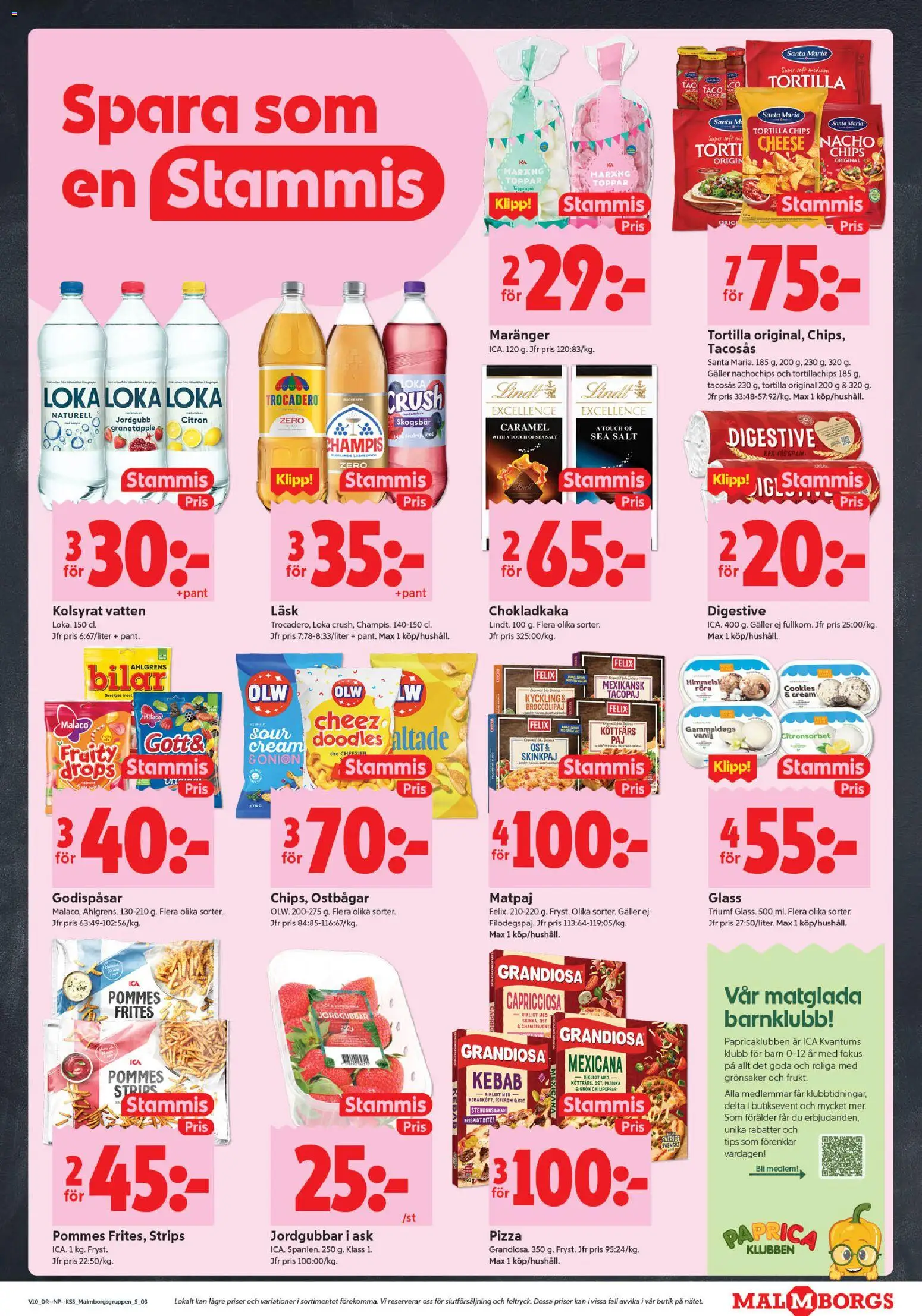 ICA Kvantum reklamblad aktuell från 02.03.2026 | Sida: 3 | Produkter: Ostbågar, Galler, Ost, Citron