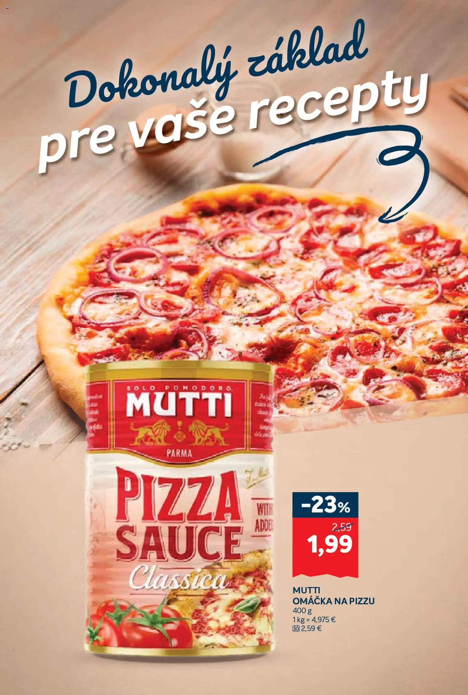 Nové Kraj akcie – leták je platný od 01.10.2026 | Strana: 8 | Produkty: Pizza, Omáčka