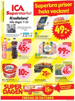 ICA Supermarket erbjudanden - Förhandsvisning av reklamblad från butik ICA Supermarket aktuell från 26/10/2026