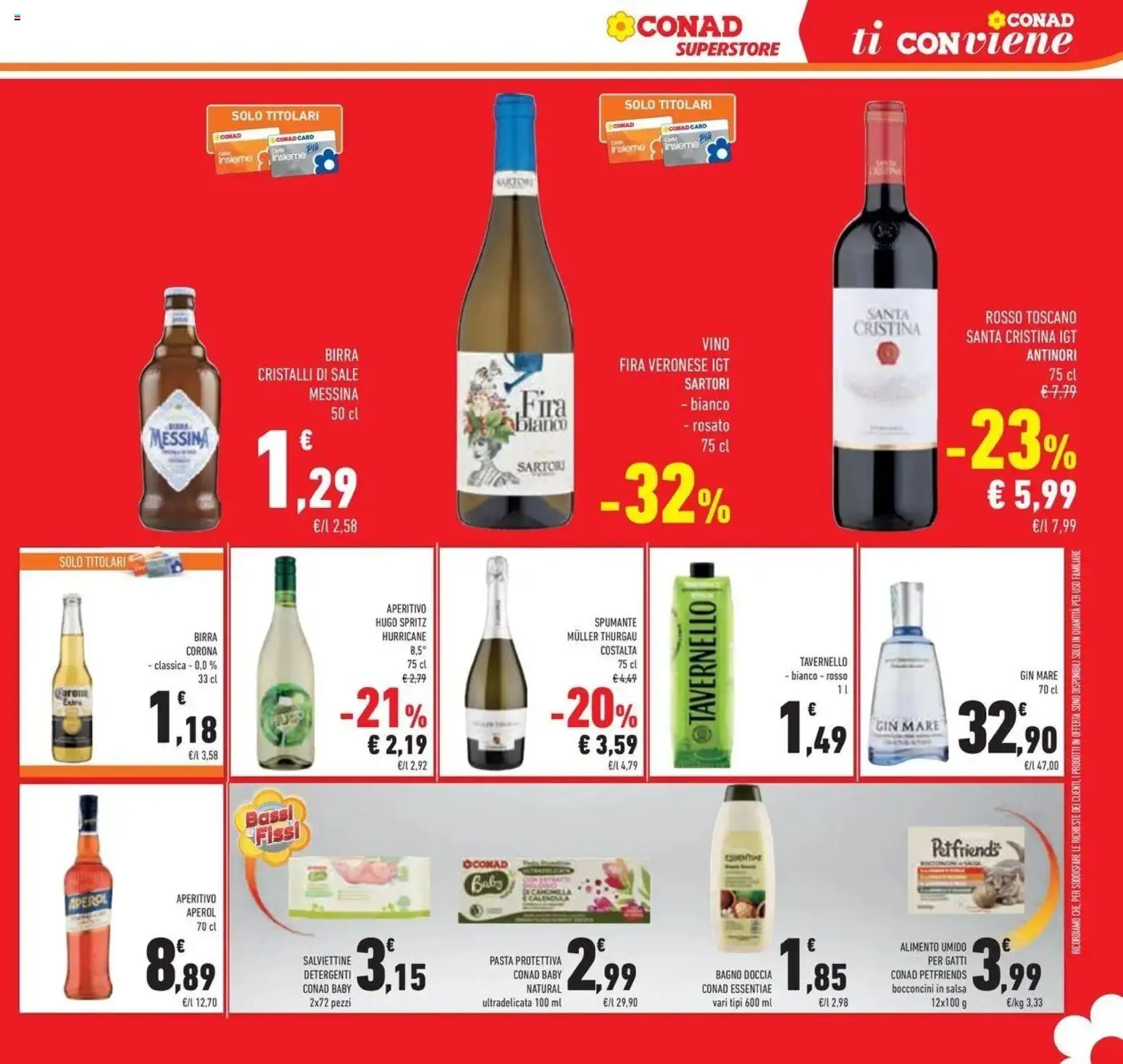 Volantino Conad dal 09/09/2026 > Anteprima | Pagina: 25 | Prodotti: Birra, Gin, Pasta, Bagno