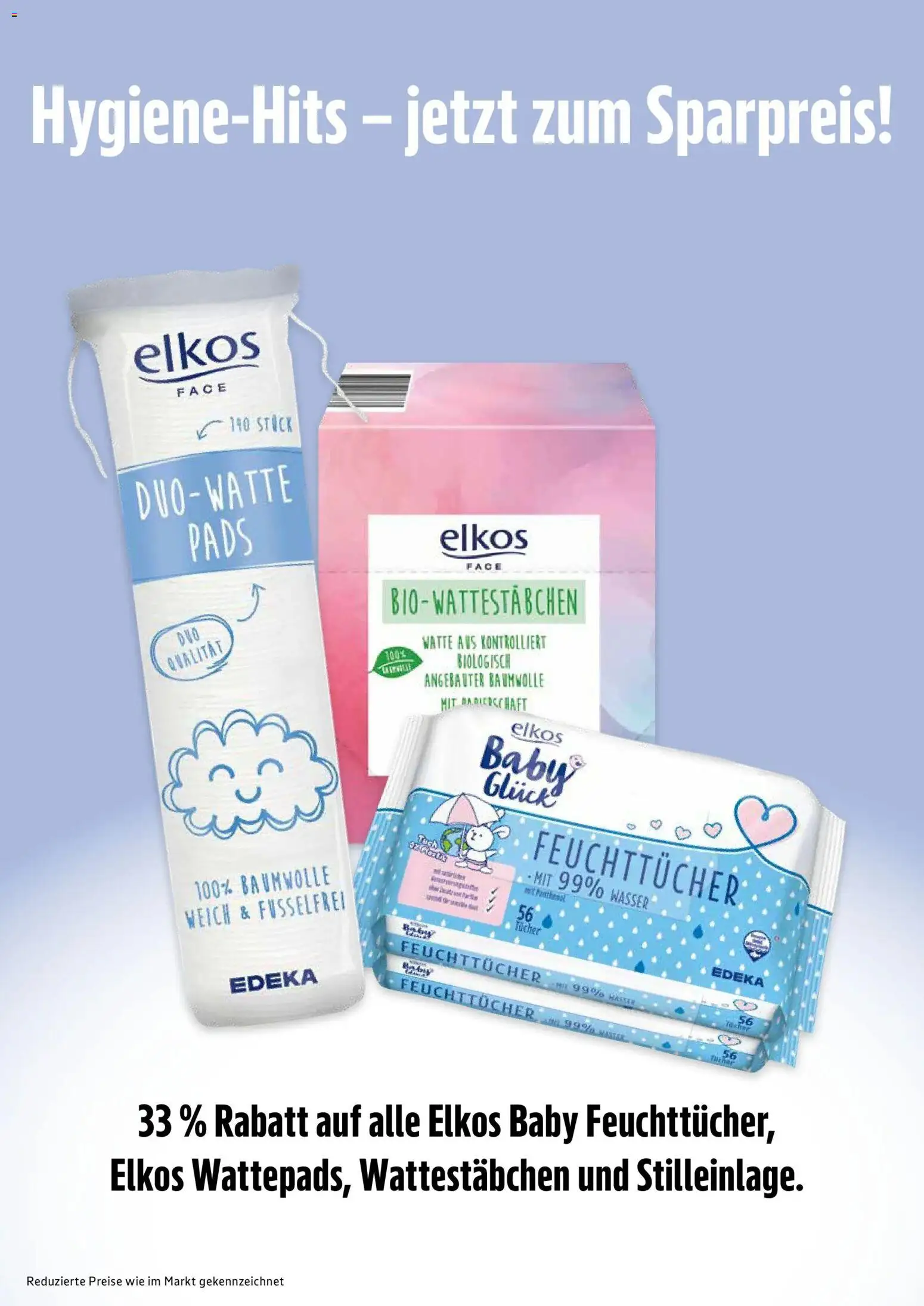 Edeka Prospekt Husum (ab 05.10.2026) » Angebote Online | Seite: 26 | Produkte: Wattestäbchen, Wasser