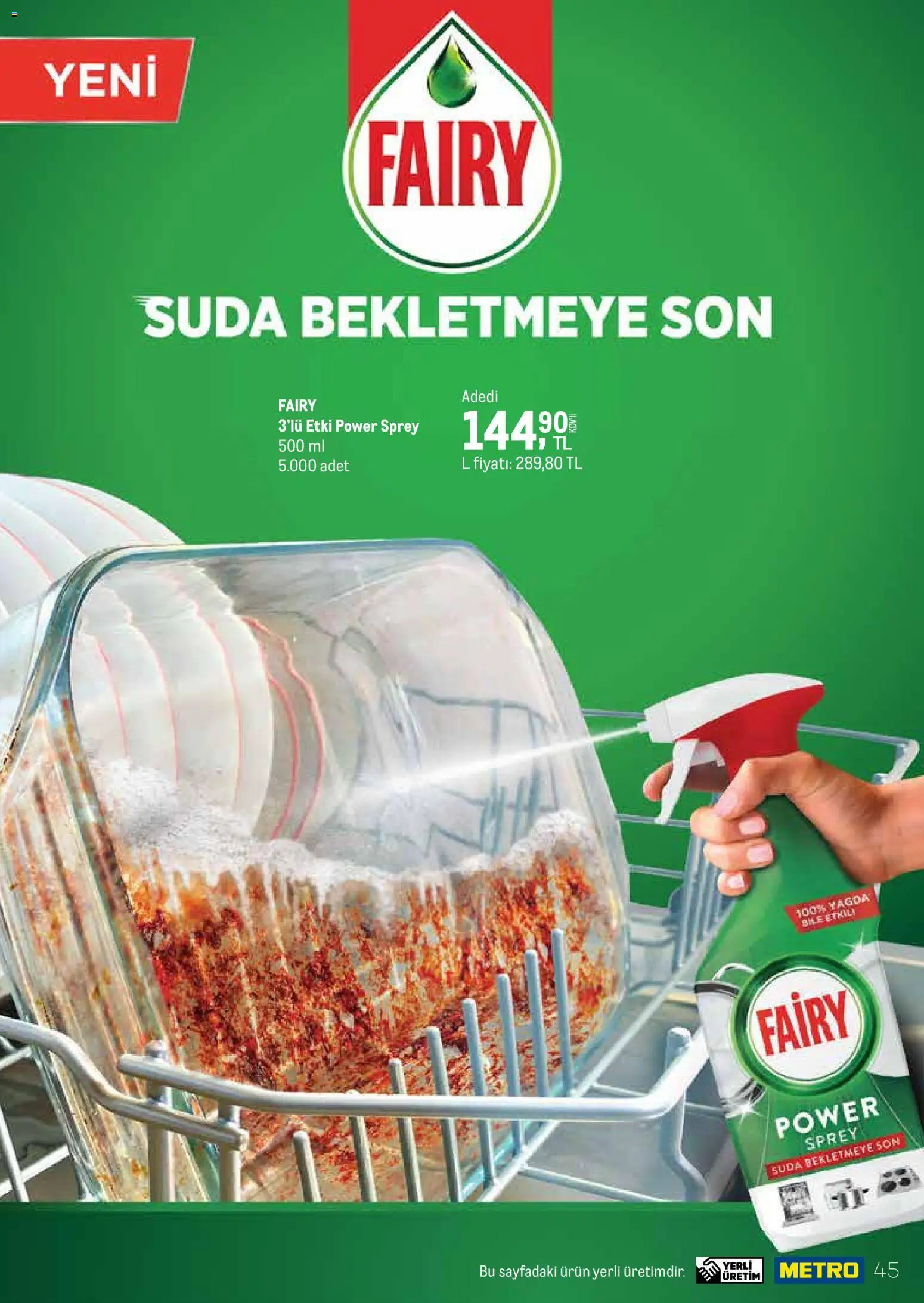 Metro - Temizlik | Kişisel bakım - 01 Temmuz 2026 tarihinden itibaren geçerlidir | Sayfa: 45