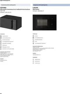Ikea Elektrogeräte ab 10.04.2026 gültig | Seite: 28 | Produkte: Mikrowelle, Unterschrank, Hochschrank, Tee