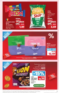 Ofertele Kaufland valabile de la 27.05.2026 | Pagină: 31 | Produse: Cașcaval, Cremă, Pizza, Pufuleți