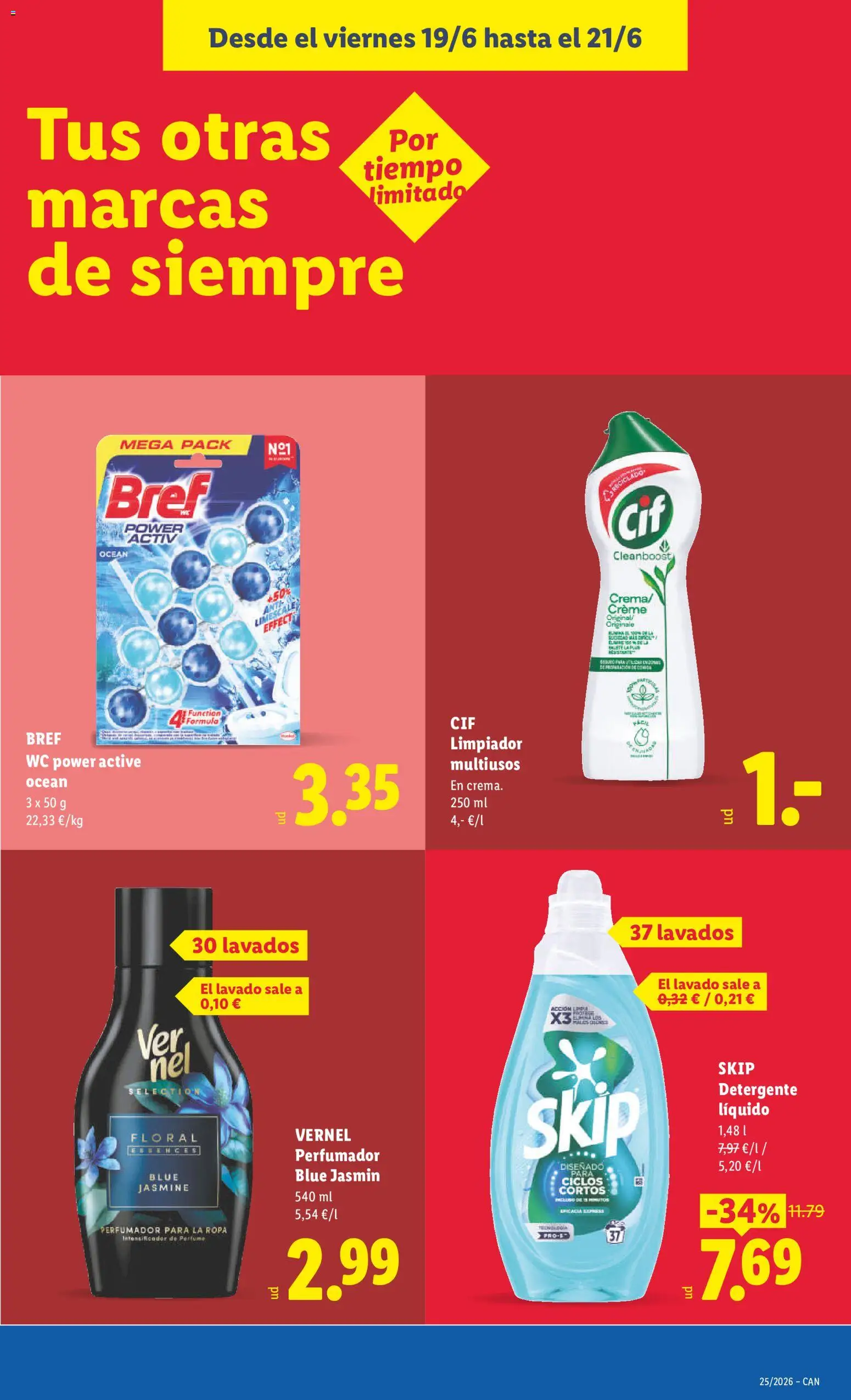 Lidl folleto Canarias │ válido desde el 15.06.2026 | Página: 61 | Productos: Perfume, Detergente, Ropa, Detergente líquido