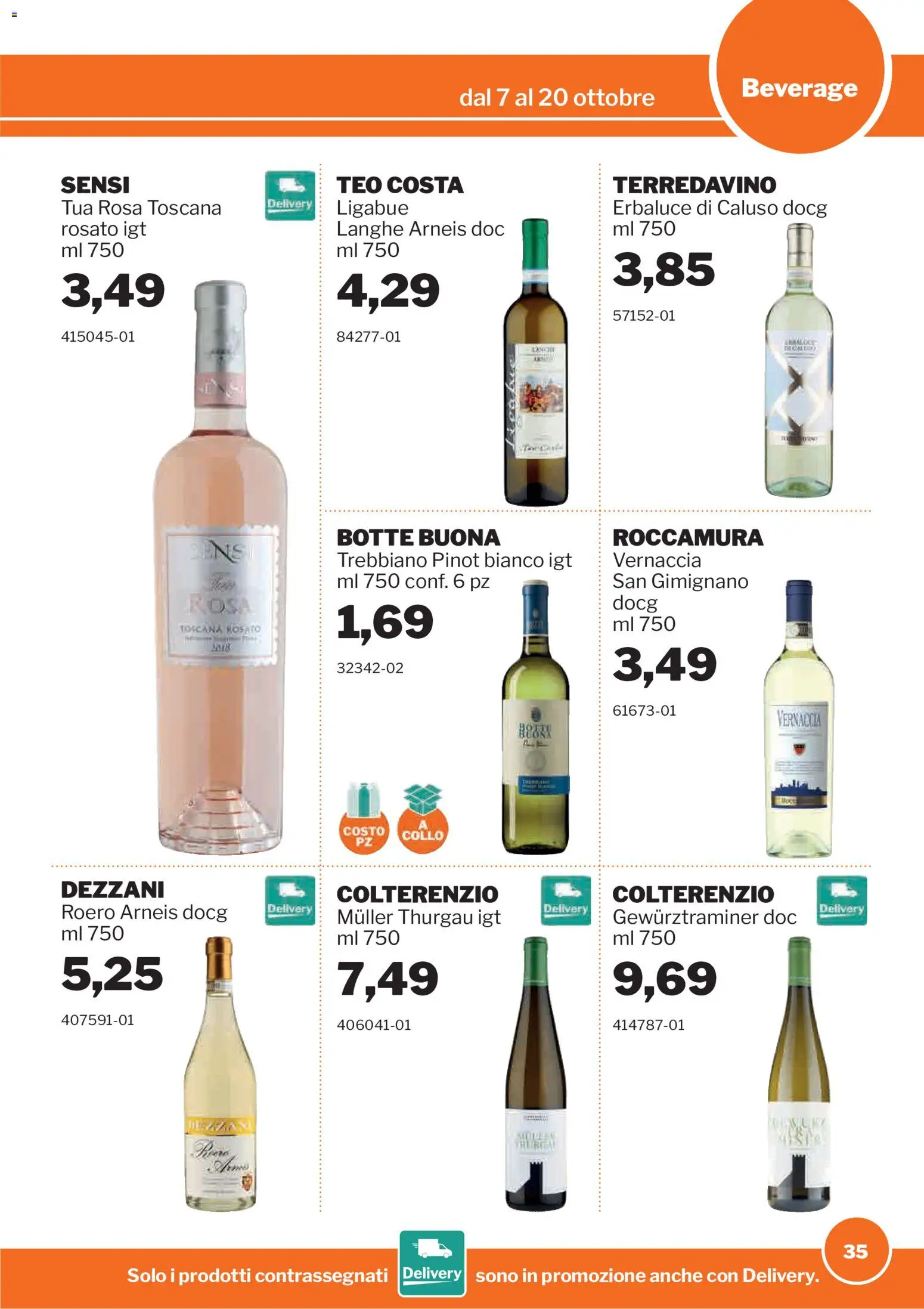 Volantino Sogegross del 07/10/2026 | Pagina: 35 | Prodotti: Collo