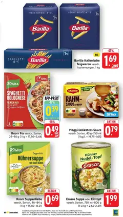 Edeka Prospekt Waldshut-Tiengen ab 28.09.2026 gültig | Seite: 29 | Produkte: Knorr fix, Spaghetti, Knorr, Erasco