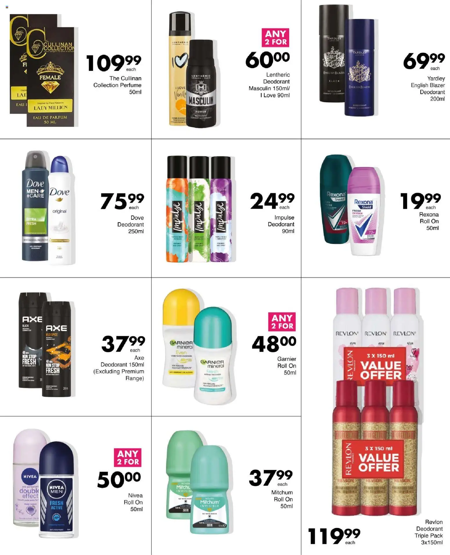 New Save catalogue – valid from 15/10/2026 | Page: 67 | Products: Blazer, Perfume, Deodorant, Antiperspirant