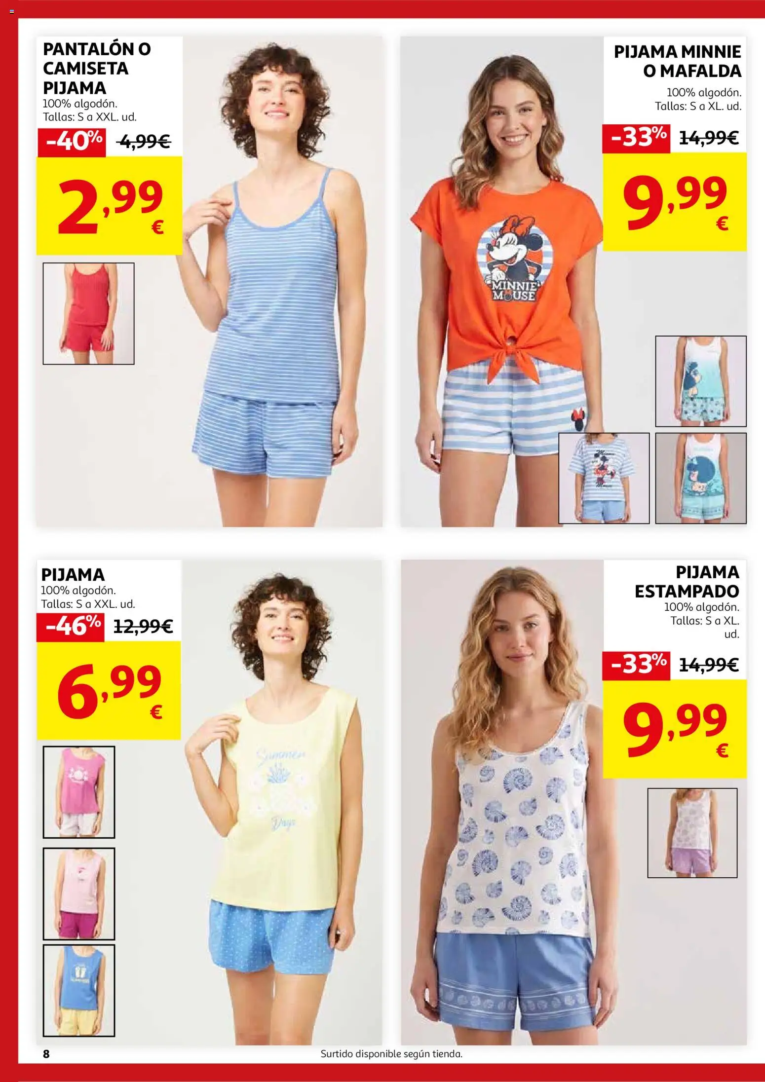 Alcampo Rebajas │ válido desde el 24/06/2026 | Página: 8 | Productos: Pijama, Mouse