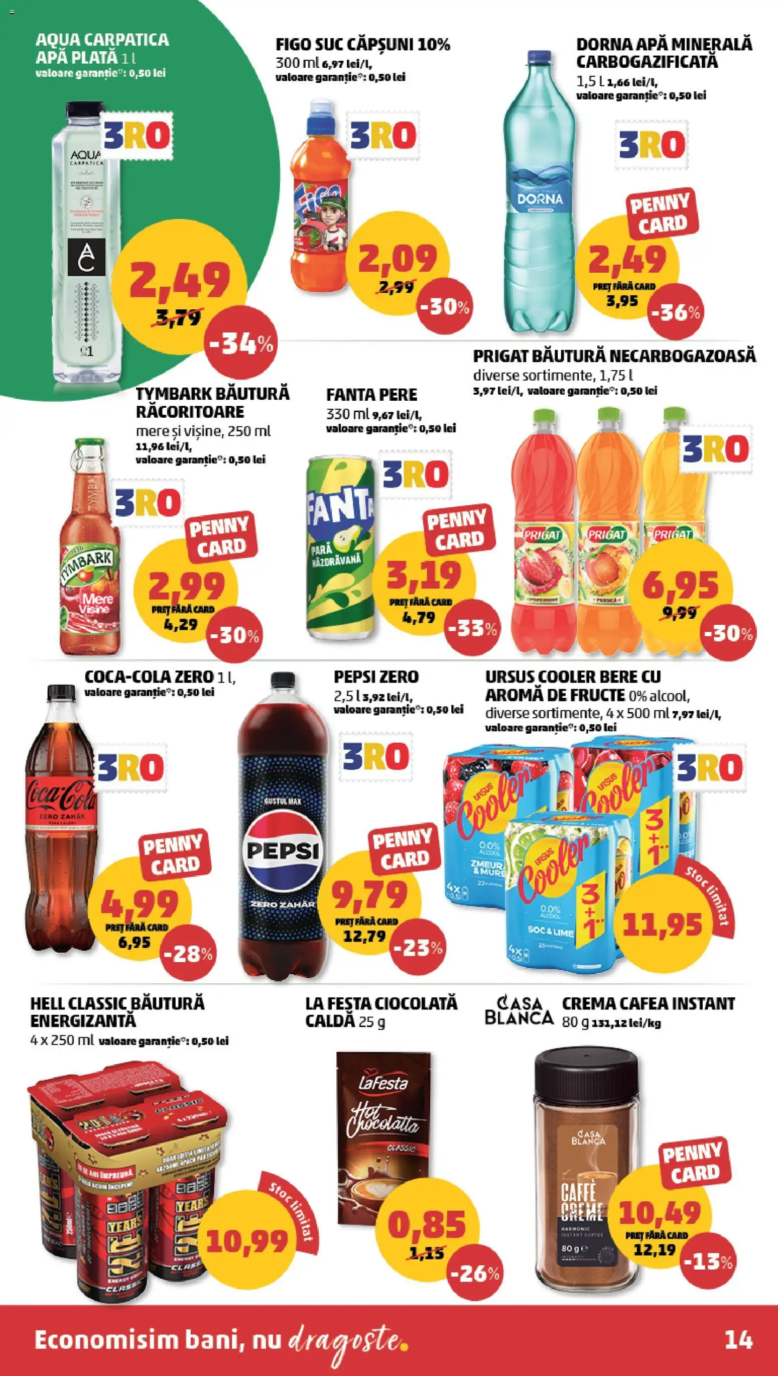 Noul catalog PENNY – valabil de la 15.04.2026 | Pagină: 14 | Produse: Pară, Yazı tahtası kalemi, Bere, Fructe