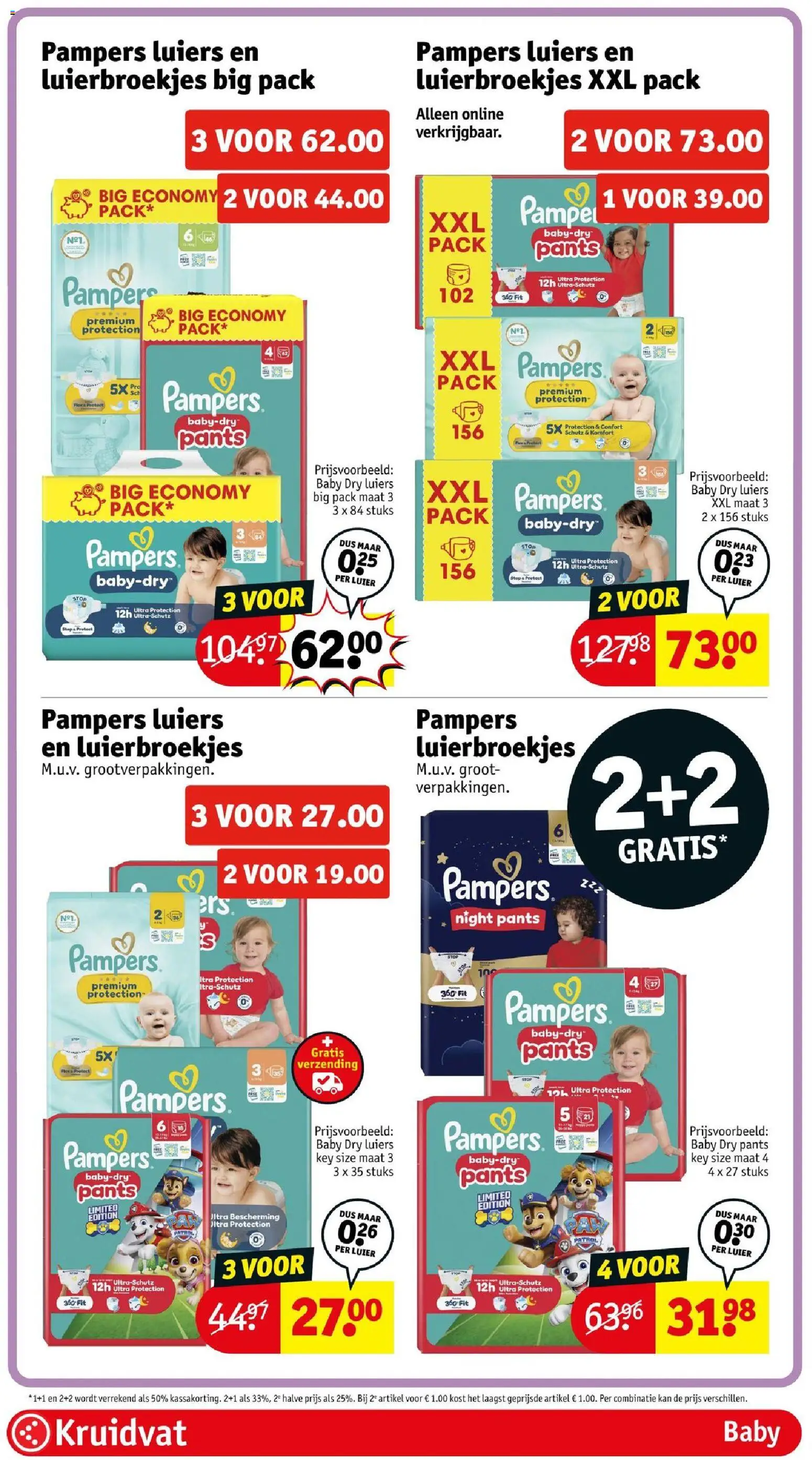 {H1} | Pagina: 54 | Producten: Kan, Luiers, Pampers
