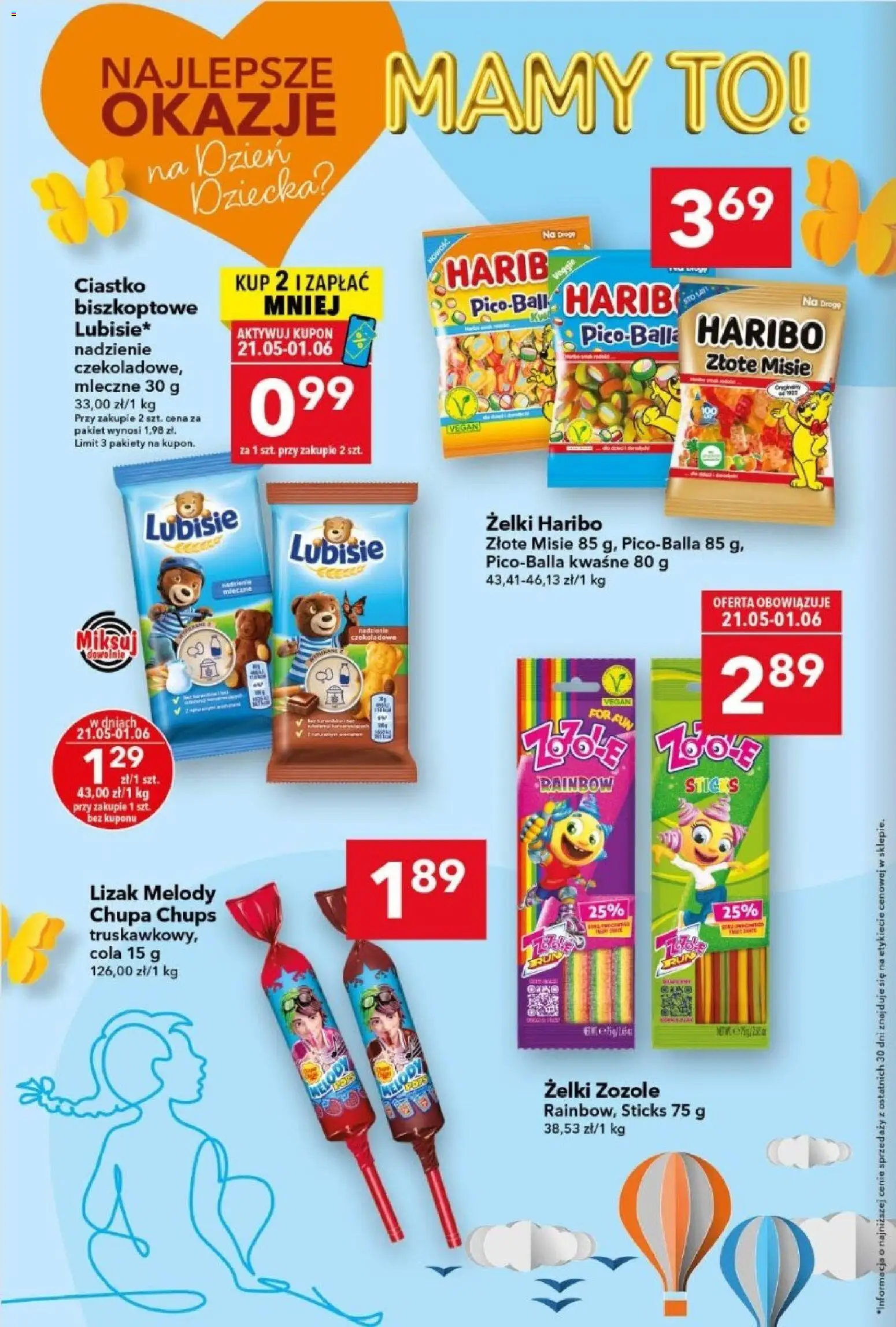 Lewiatan gazetka od 21.05.2026 | Strona: 4 | Produkty: Żelki haribo, Żelki