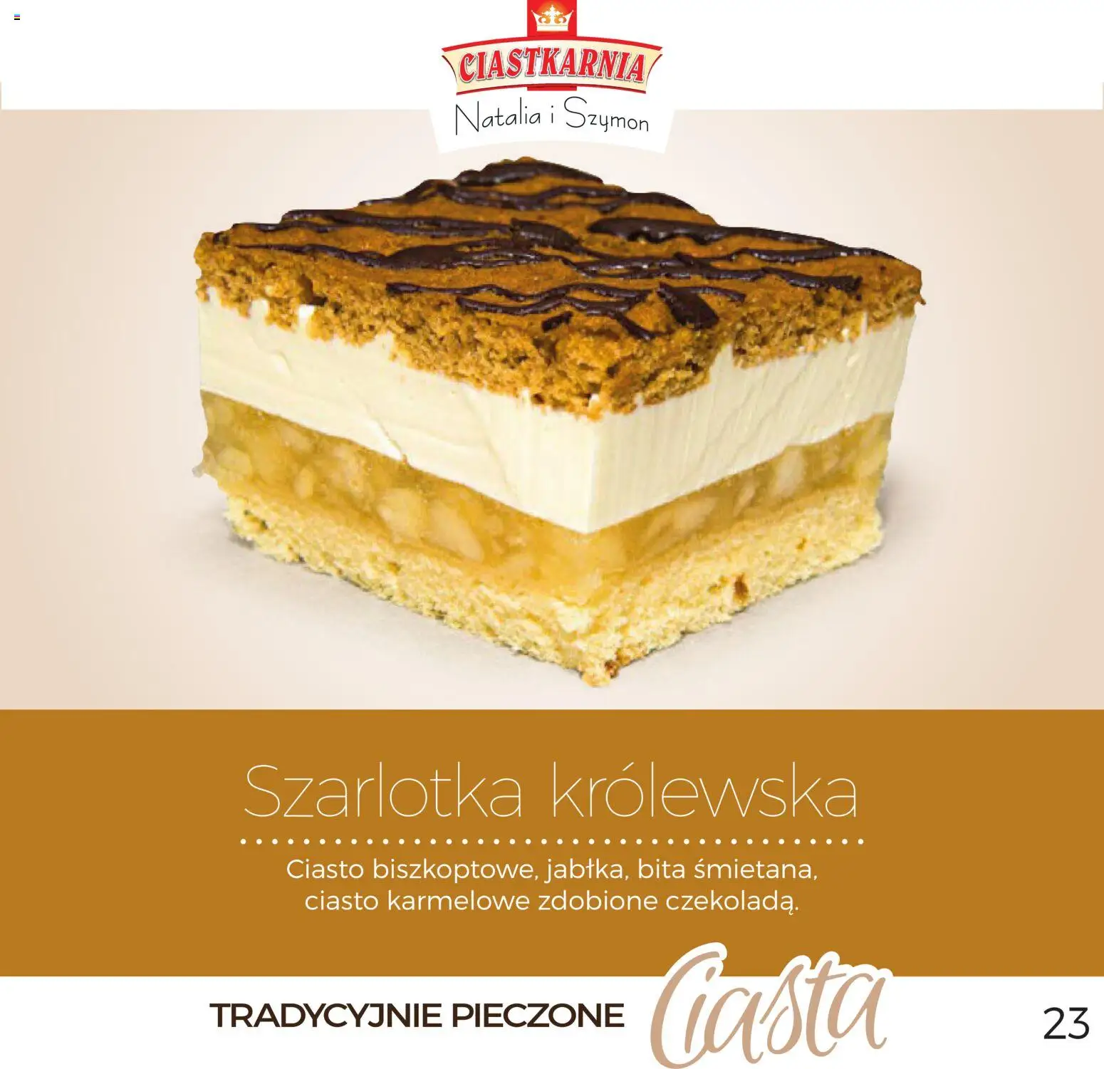 Topaz Gazetka - Ciasta od 01.12.2025 | Strona: 23 | Produkty: Ciasto