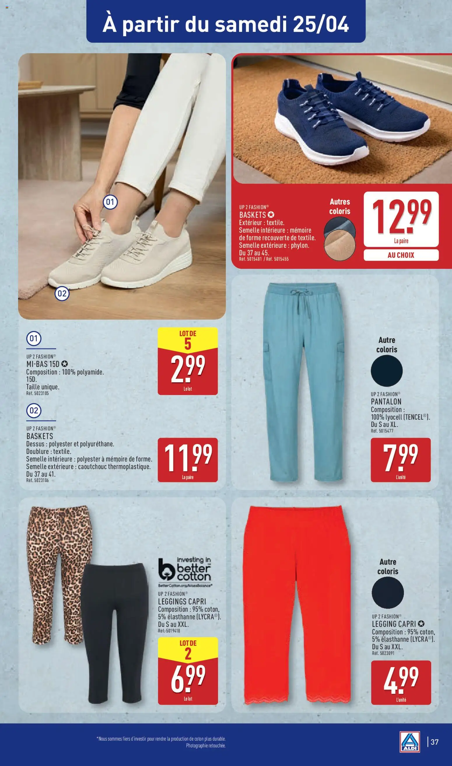 {H1} | Page: 39 | Produits: Coton, Pantalon, Leggings, Baskets