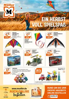 Müller Semesterstart-Highlights ab 28.09.2026 gültig