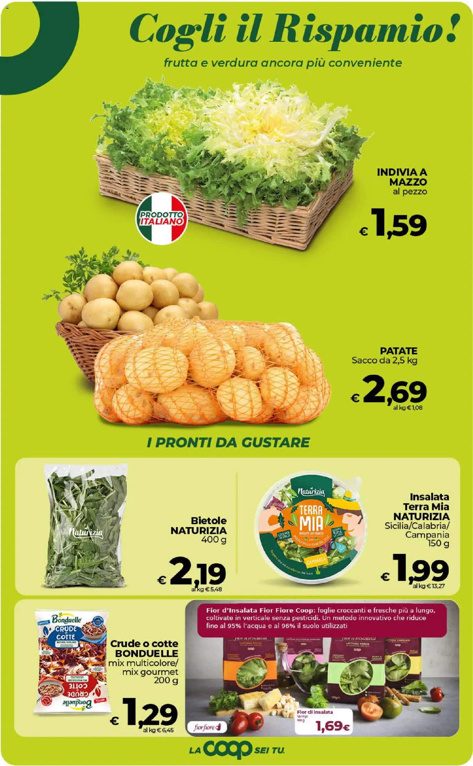 Volantino Ipercoop del 01/09/2026 | Pagina: 25 | Prodotti: Insalata, Patate, Frutta, Terra